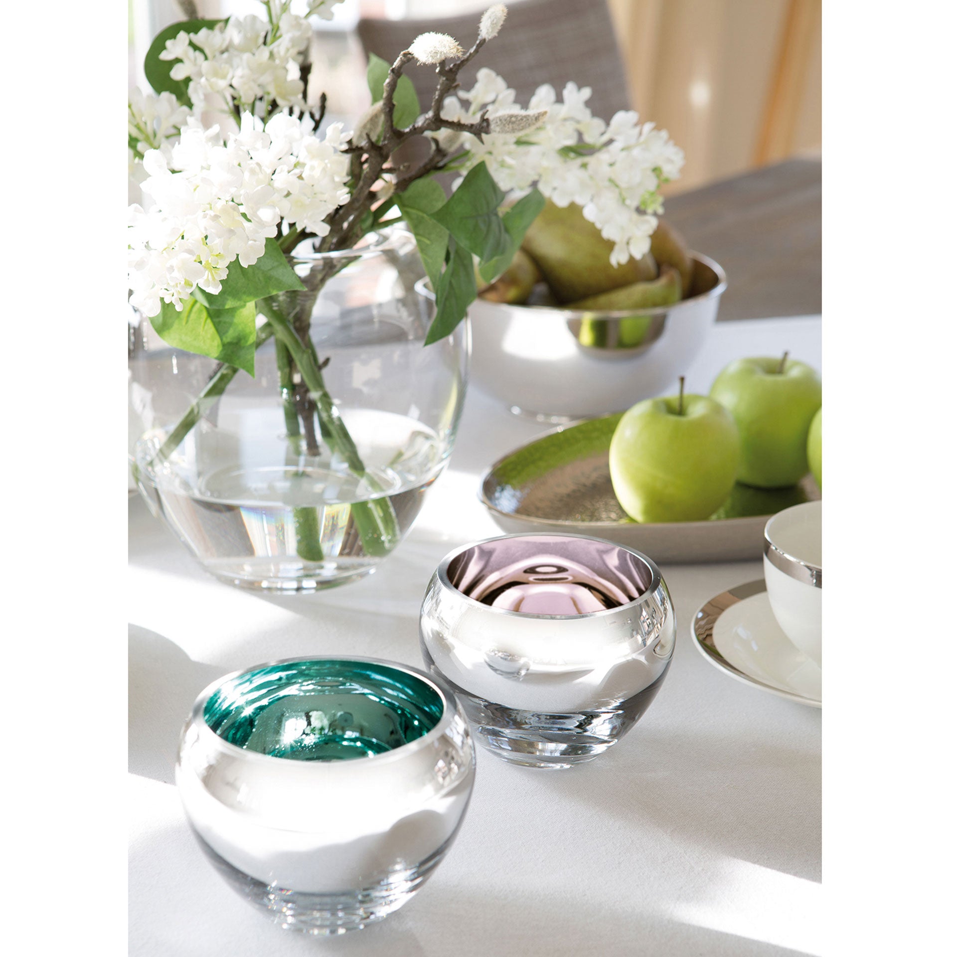 COLORE Teelichthalter puder