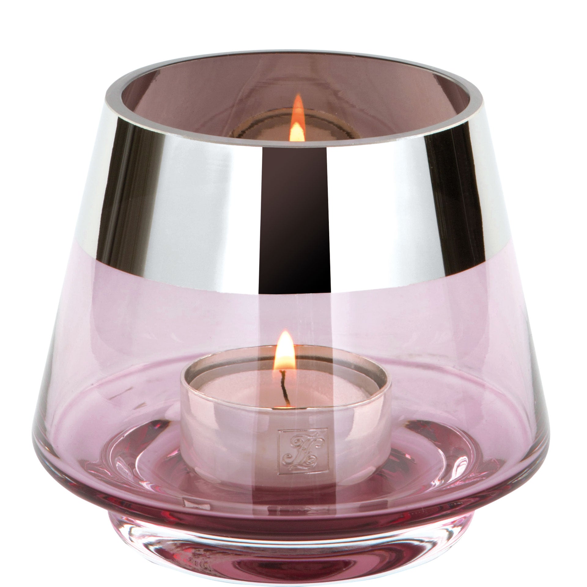 JONA Teelichthalter silberfarben