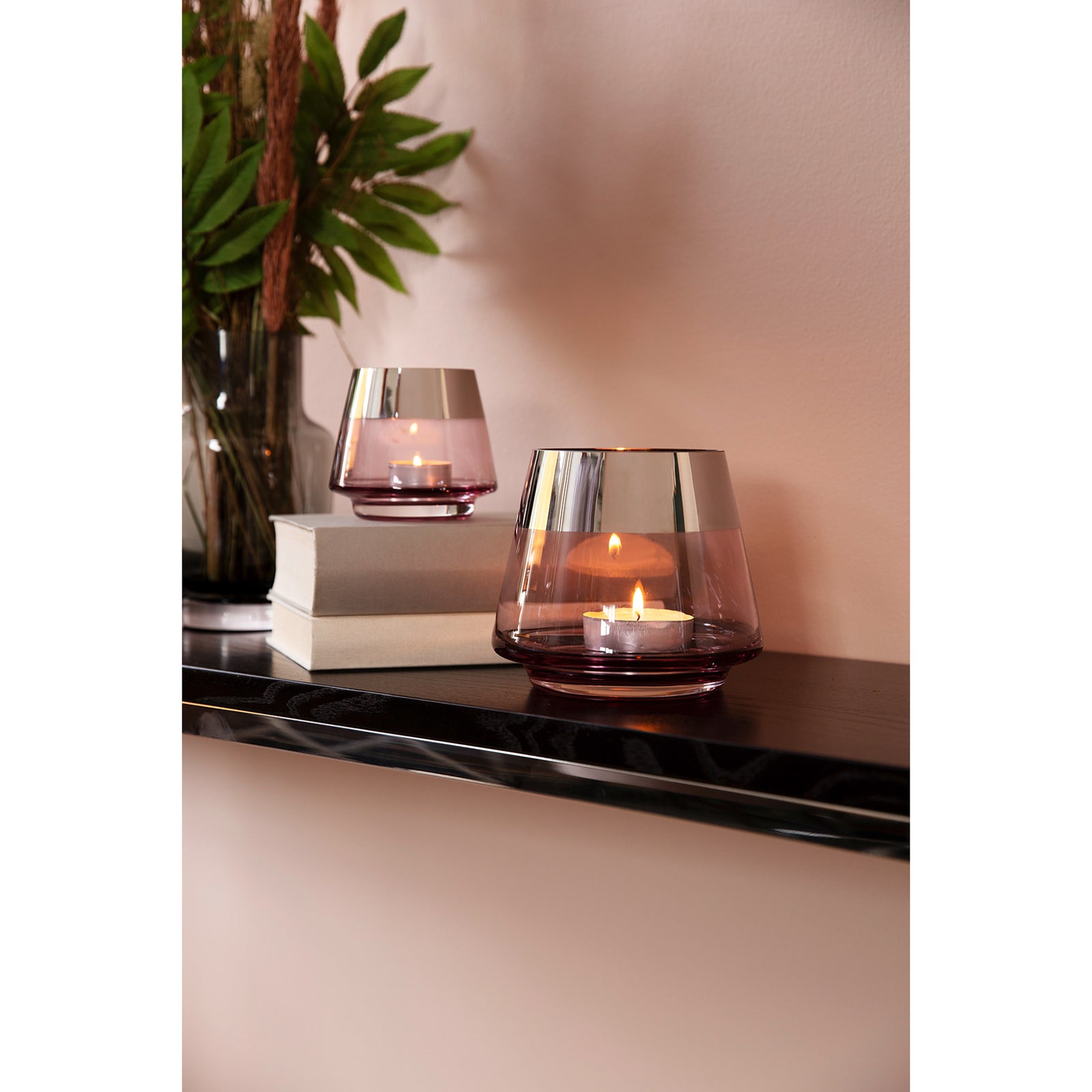 JONA Teelichthalter silberfarben