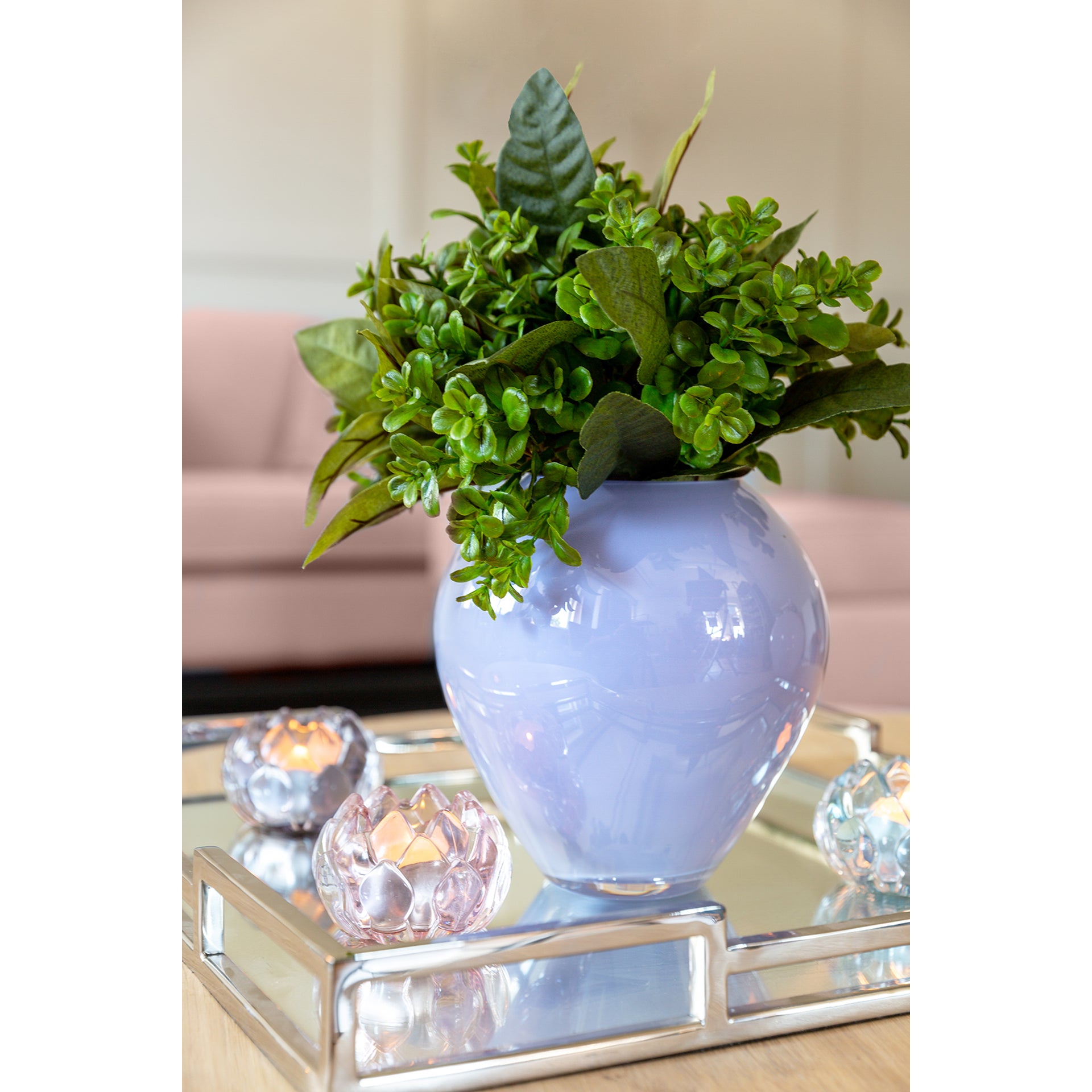 LIVIA Glasvase flieder