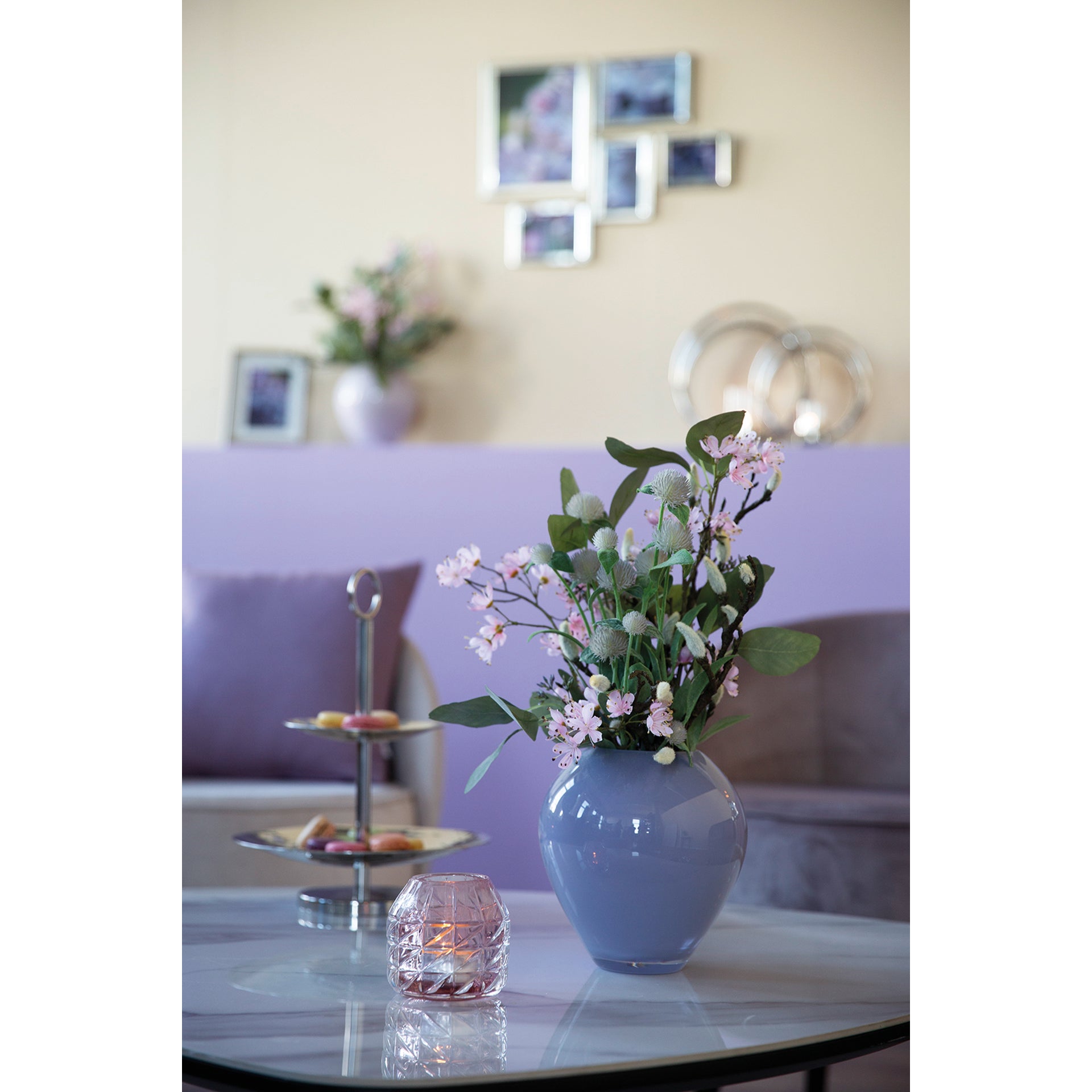 LIVIA Glasvase flieder