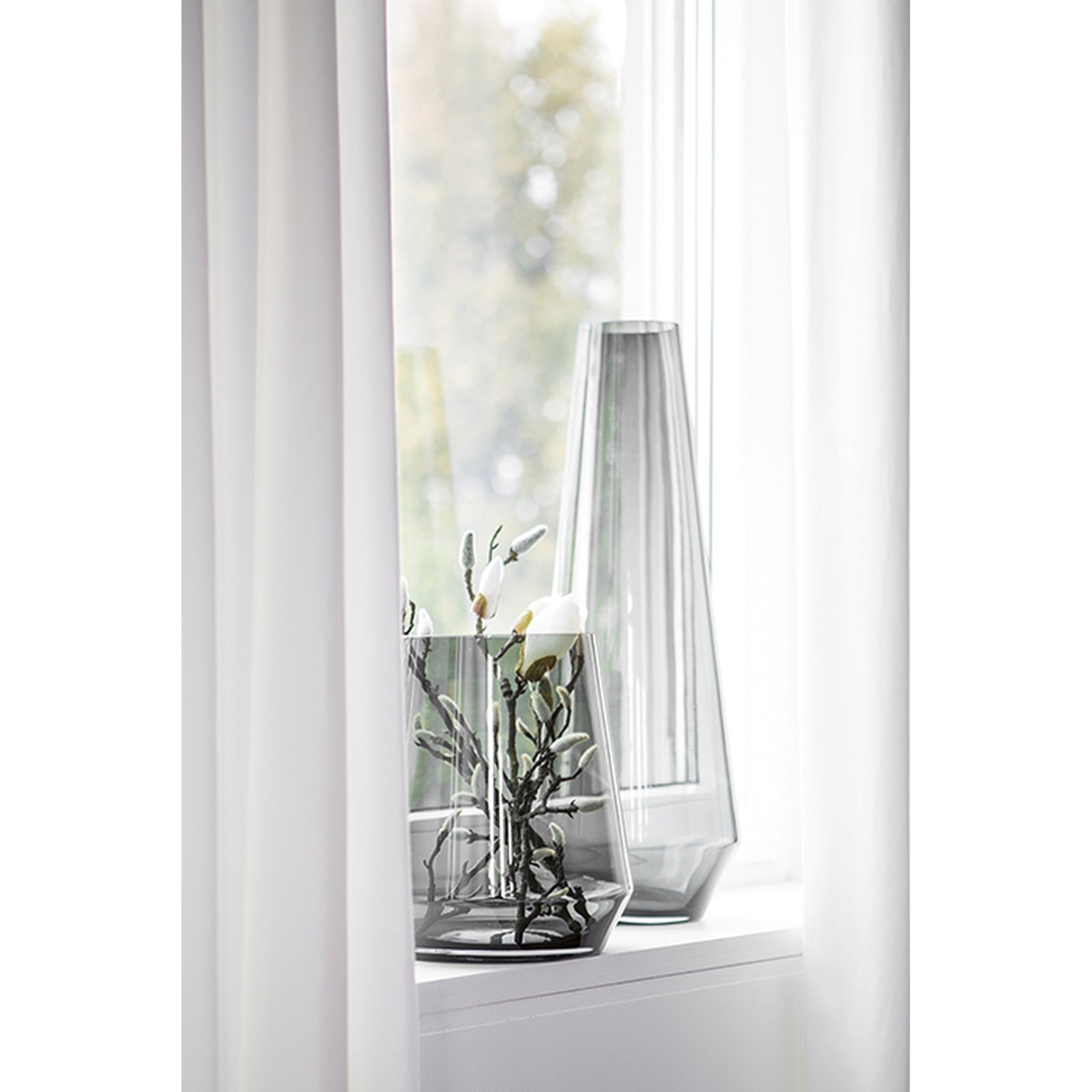 LINEA Vase grau