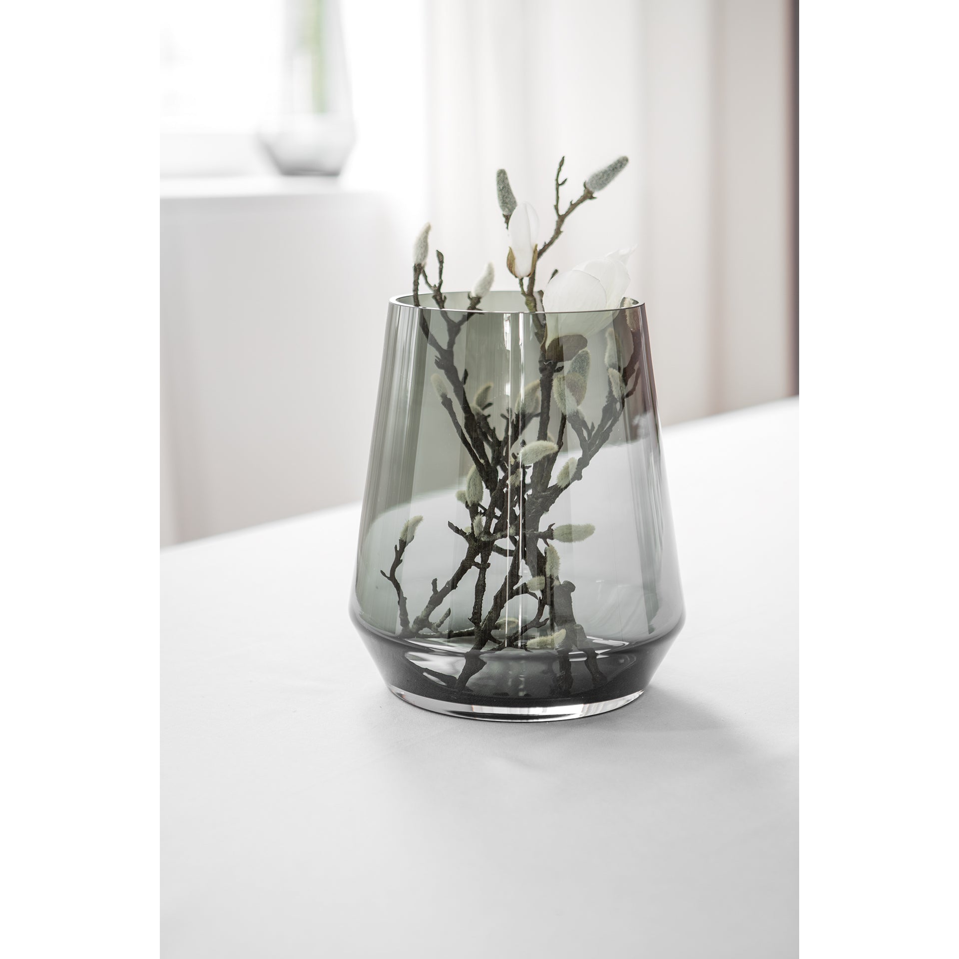 LINEA Vase grau