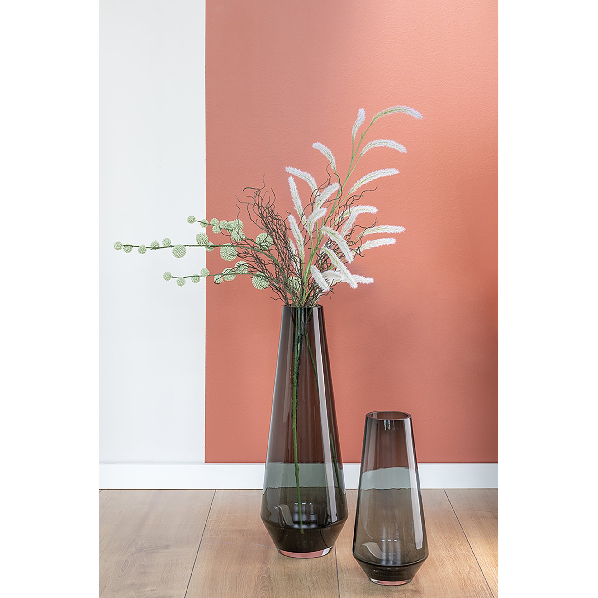 LINEA Vase grau
