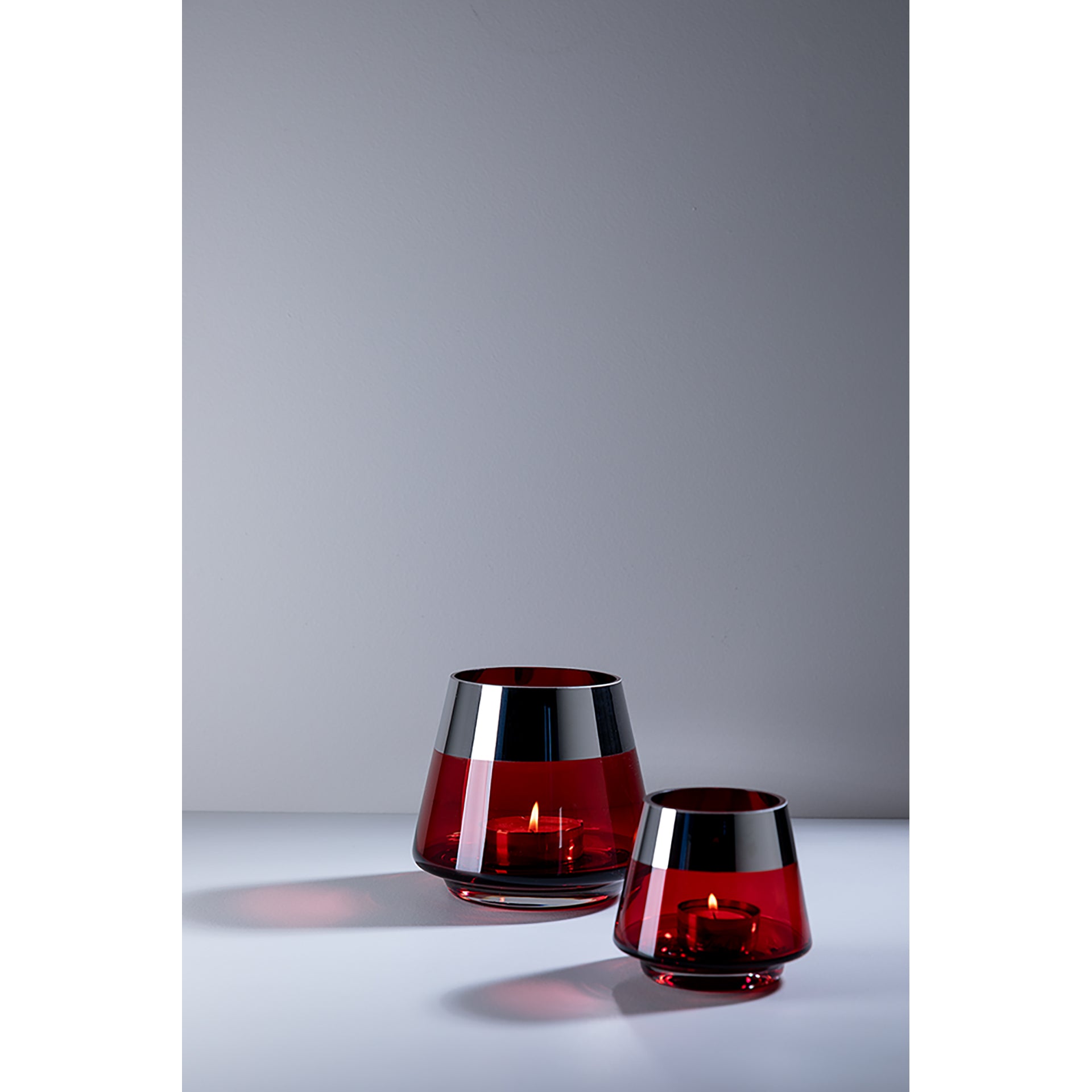 JONA Teelichthalter silberfarben