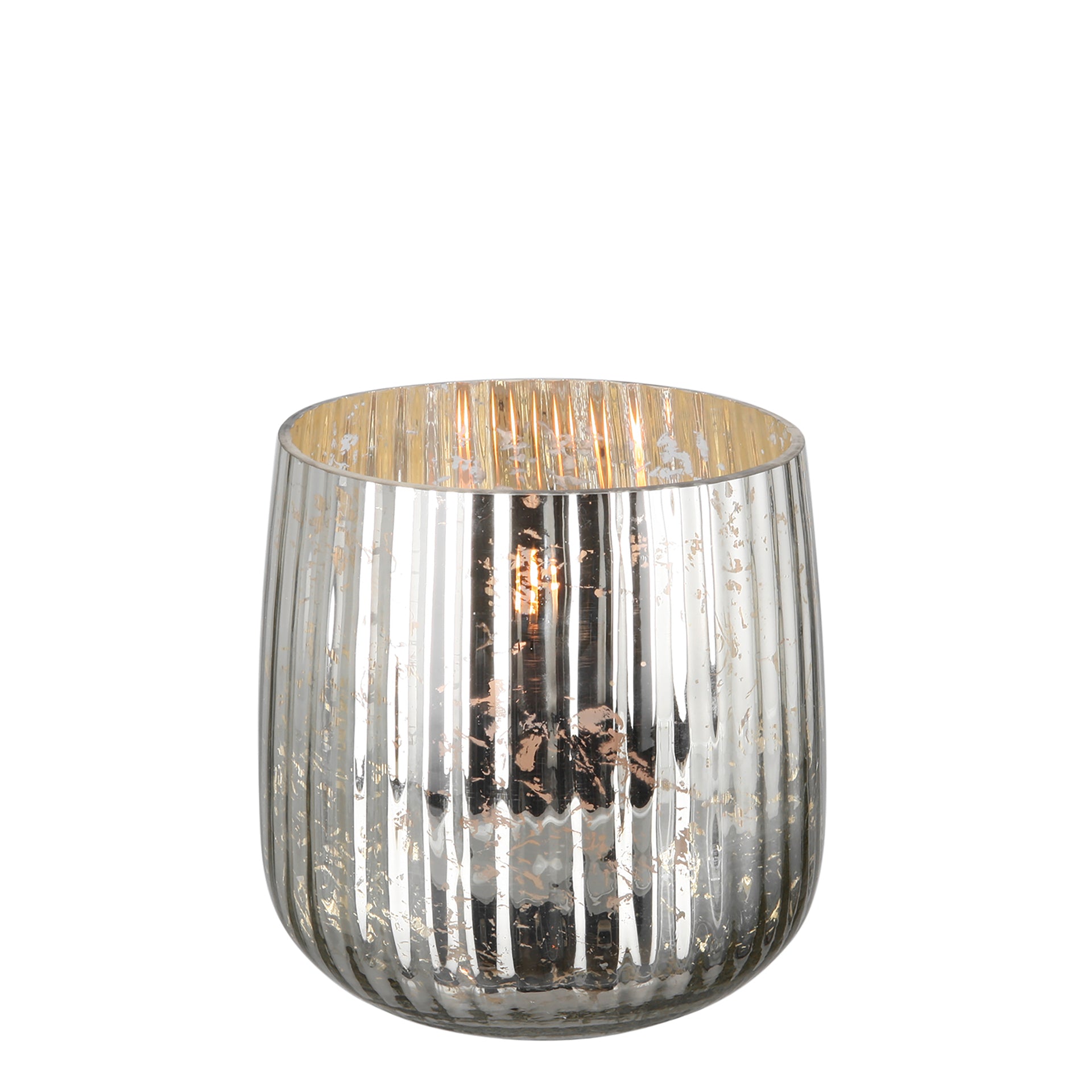 DARCY Windlicht antik silber