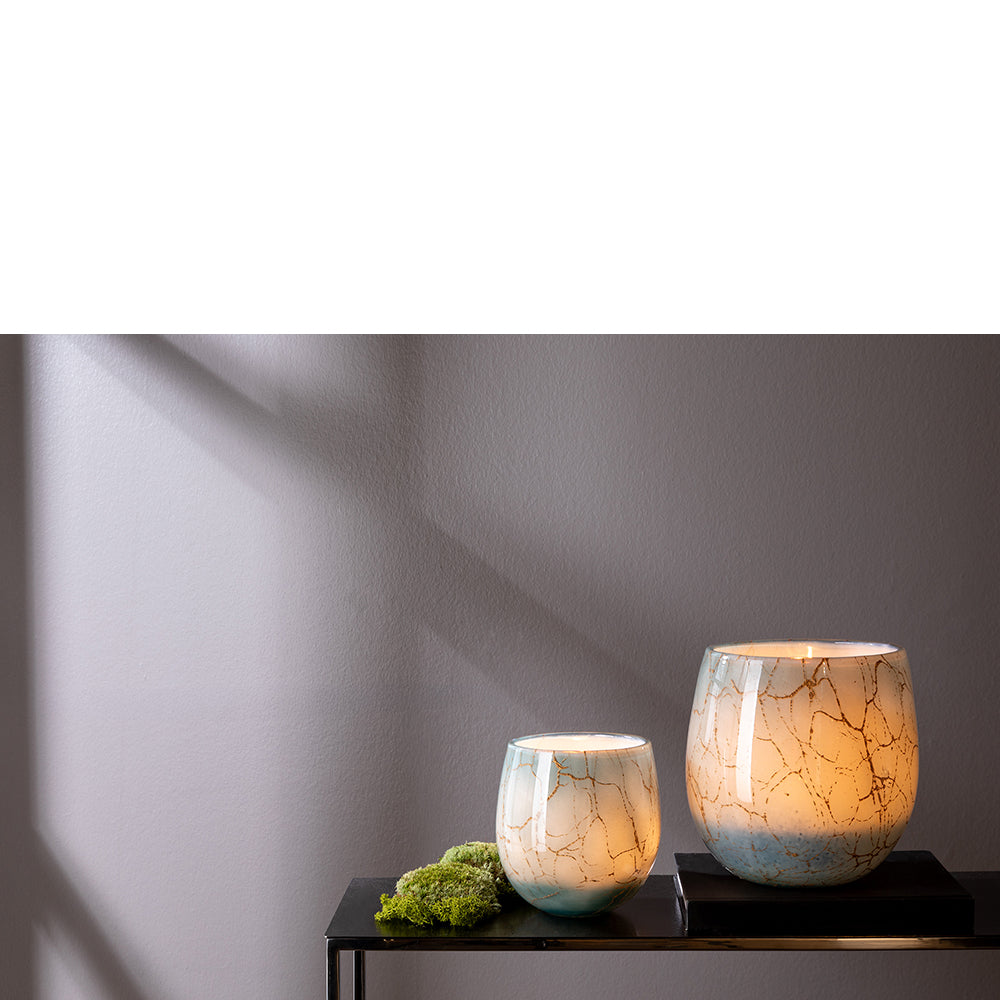 COSMIC Vase goldfarben