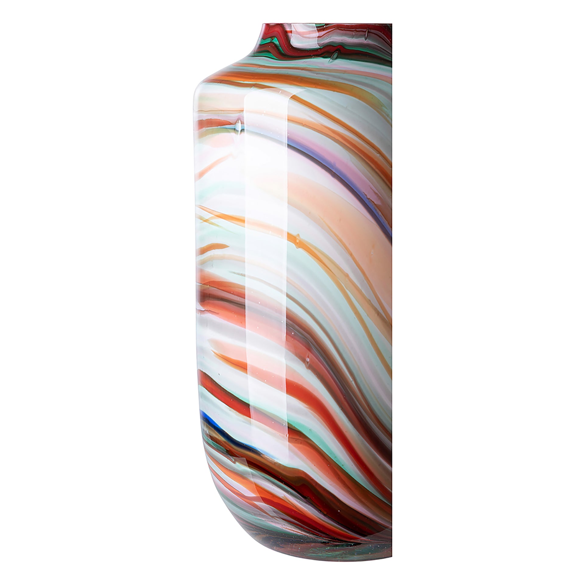 SANCHO Glasvase mehrfarbig