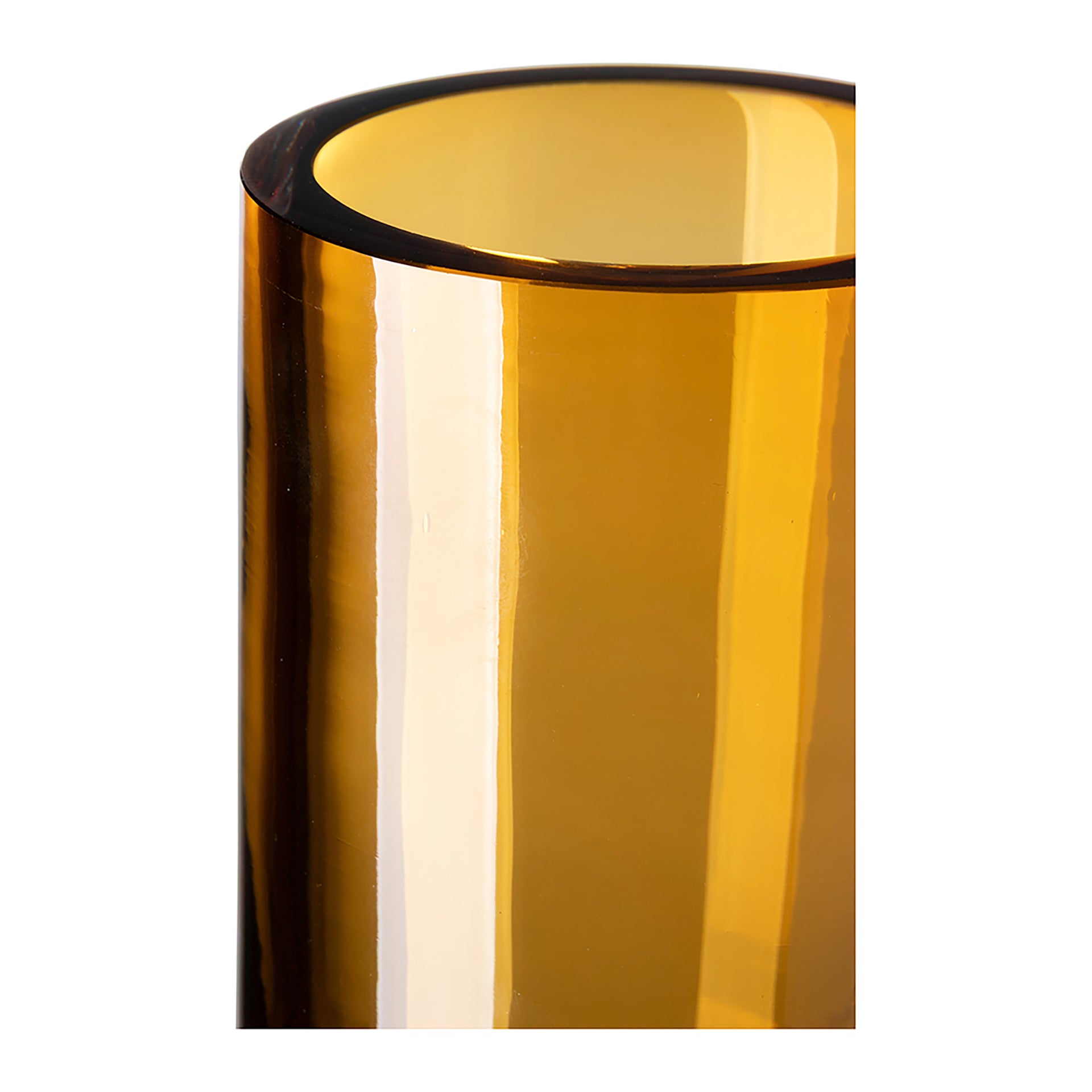 GLENDA Glasvase amber