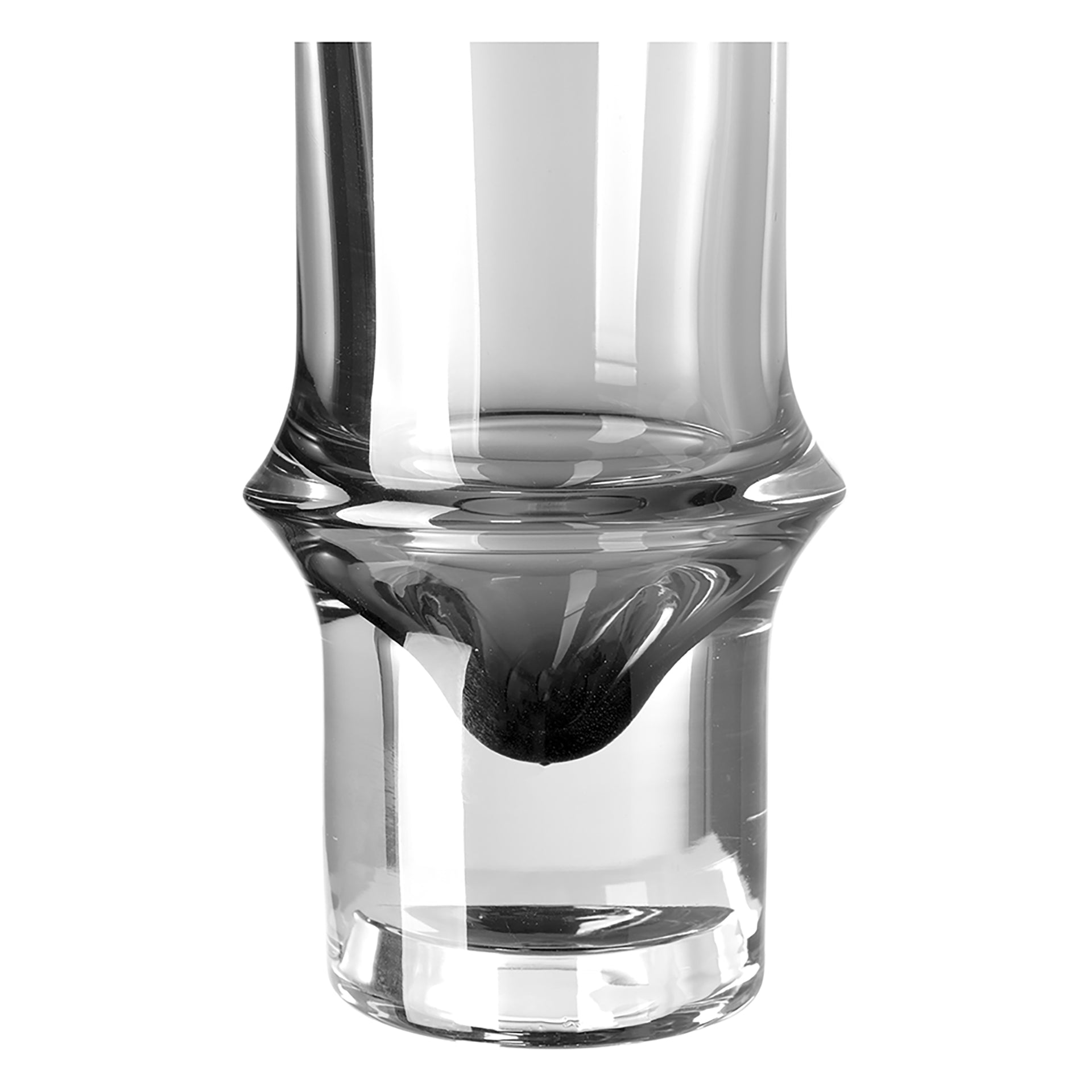 GLENDA Glasvase grau