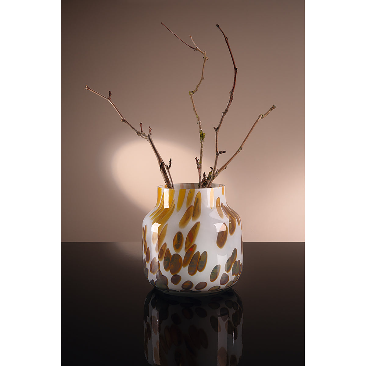 DANKA Vase weiß