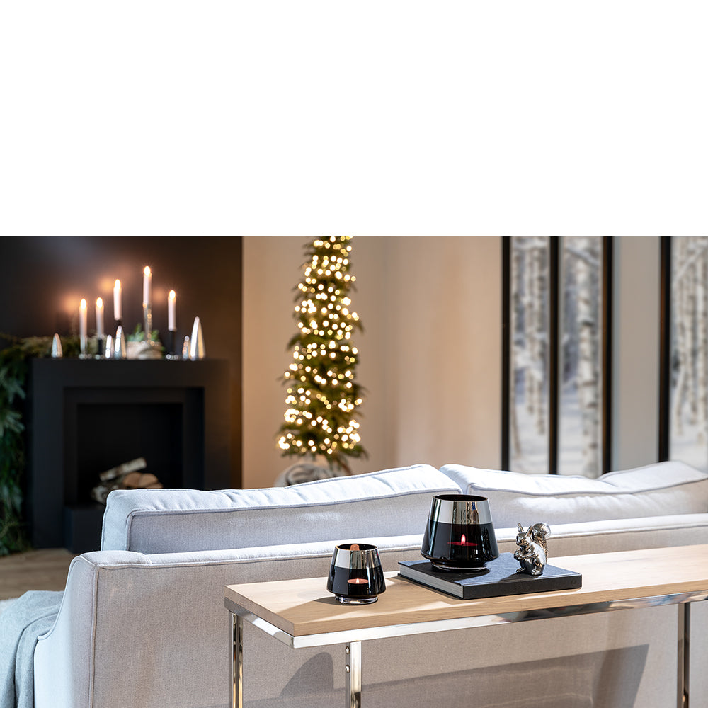 JONA Teelichthalter silberfarben