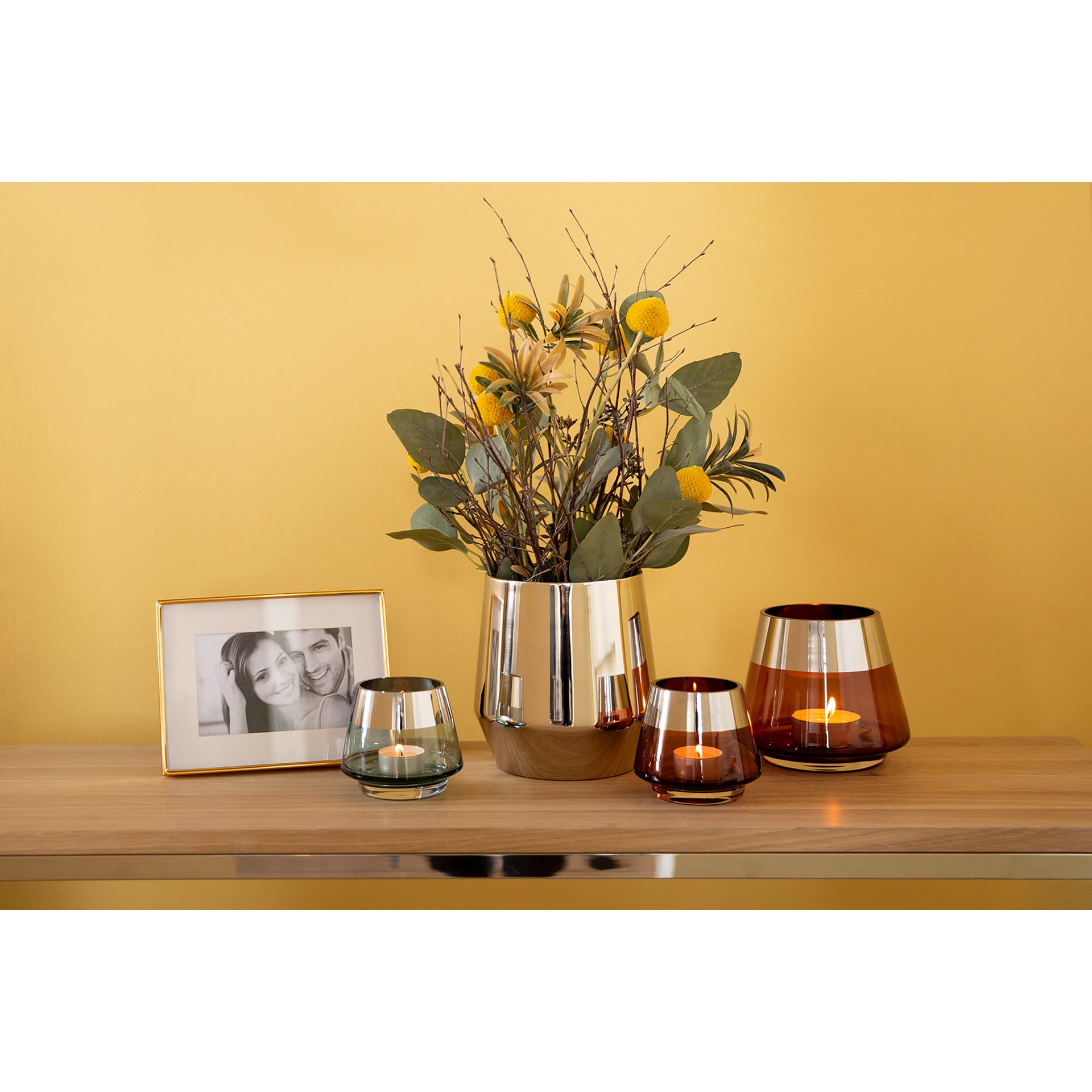 JONA Teelichthalter türkis