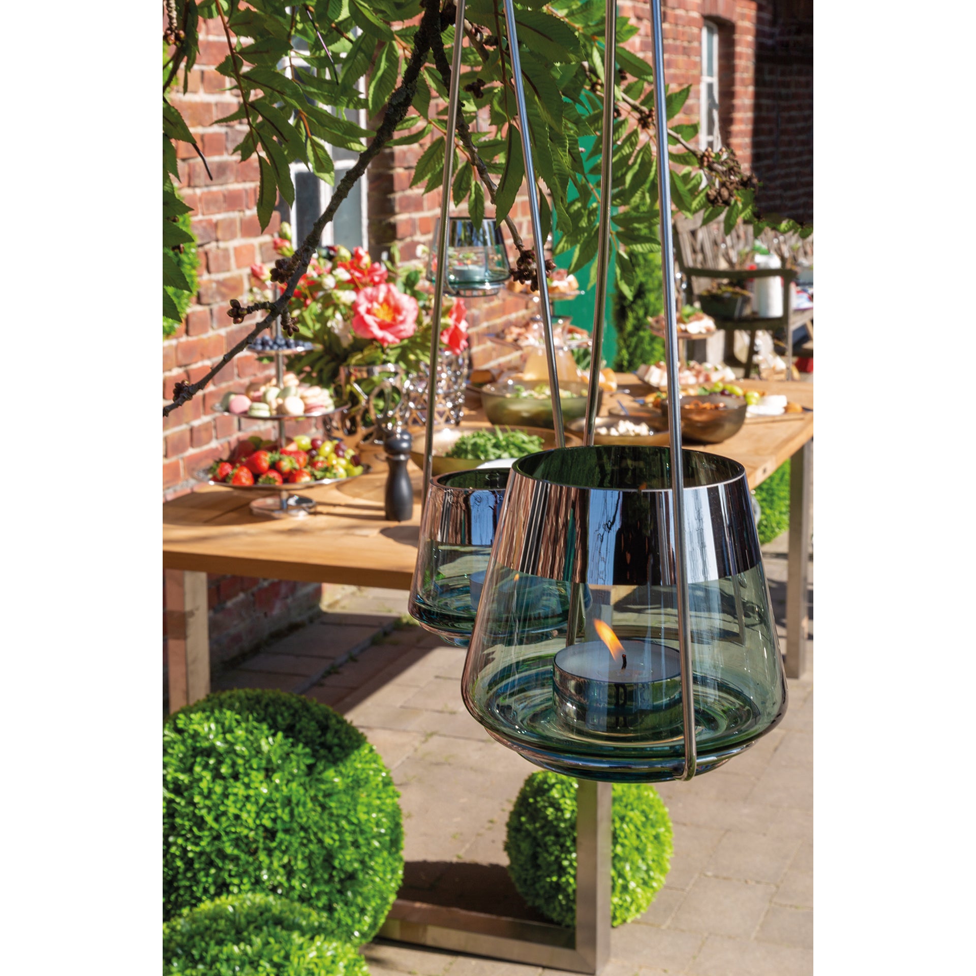 JONA Teelichthalter türkis