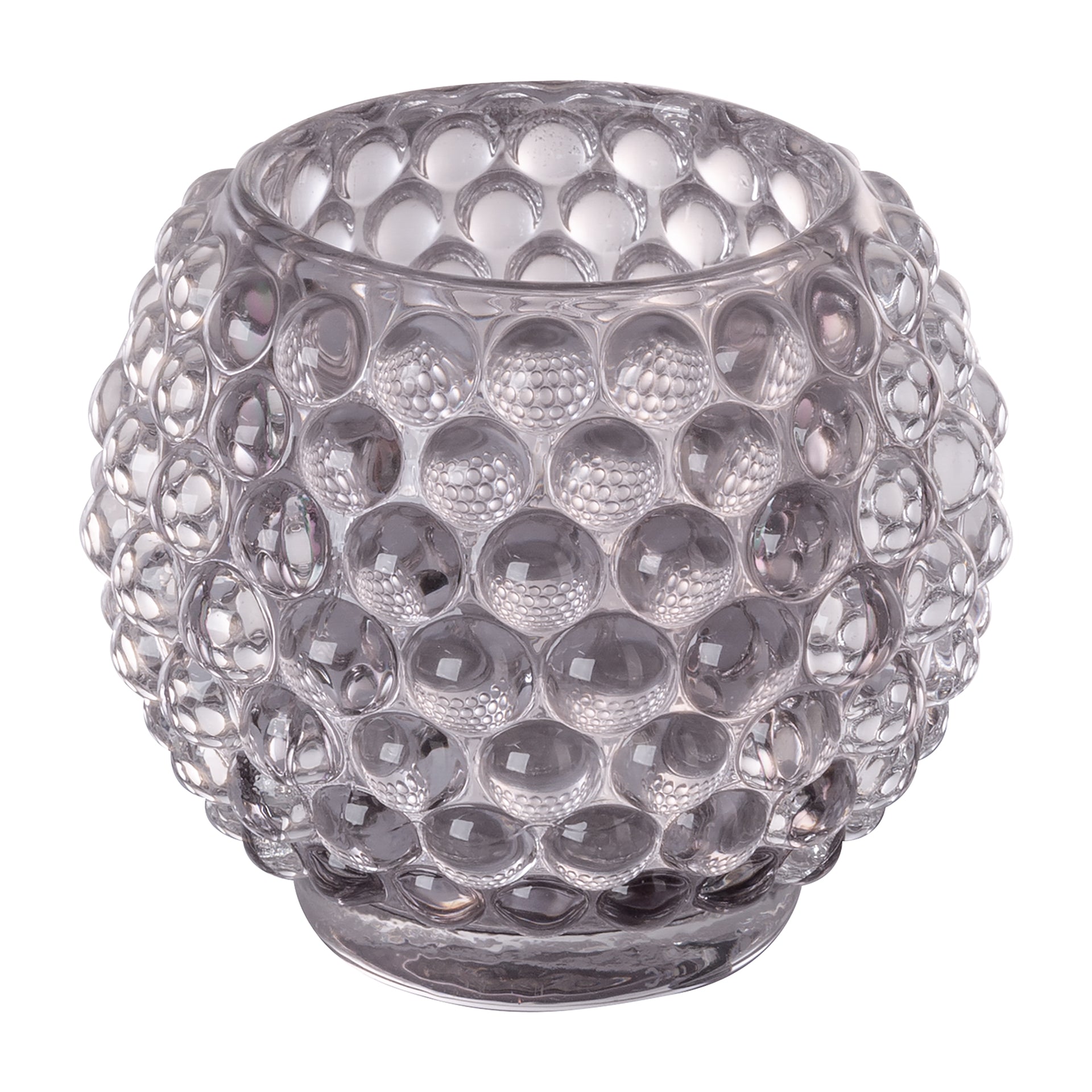 DOTS Teelichthalter grau