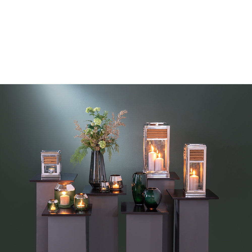 SMILLA Vase silberfarben