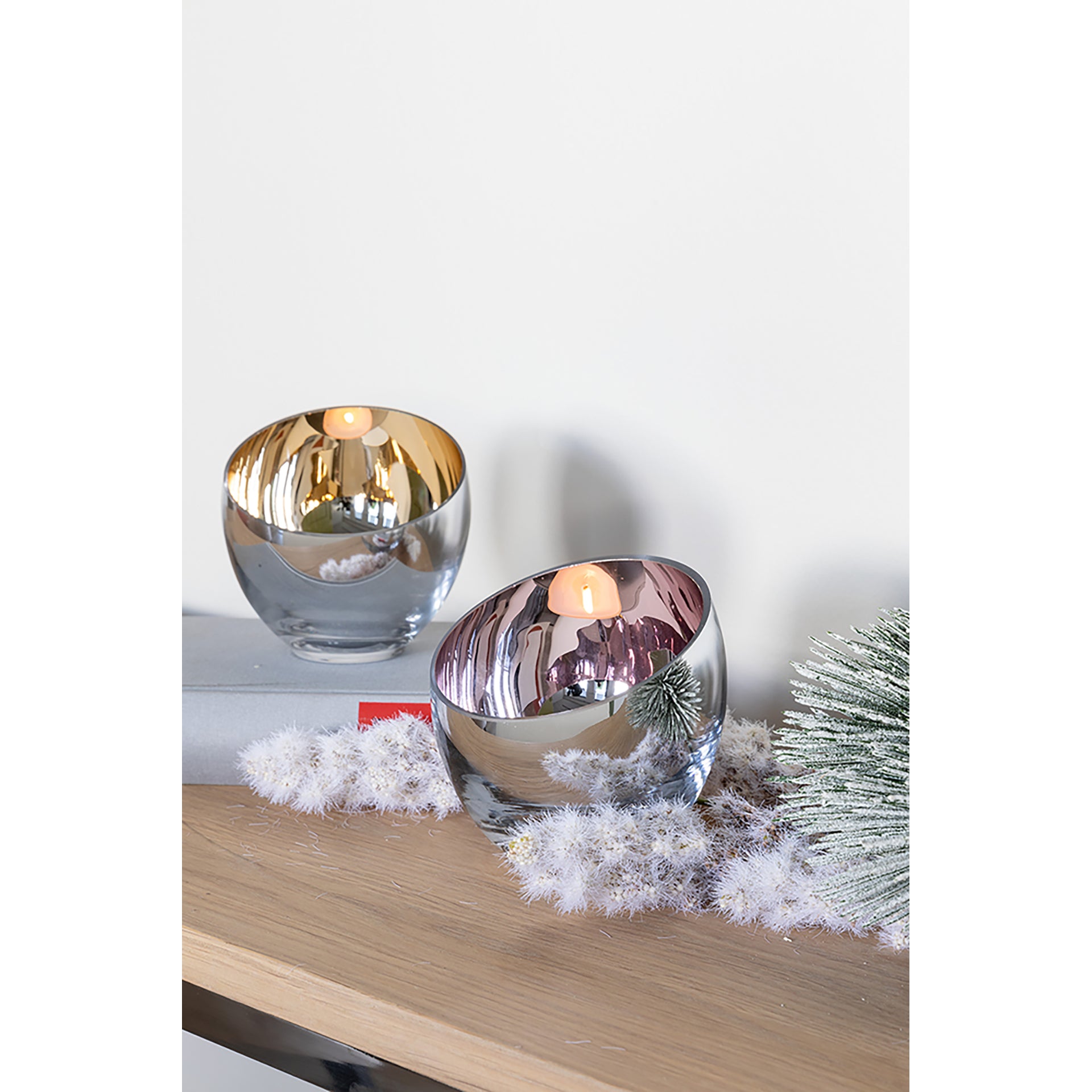 CANDY Teelichthalter champagner