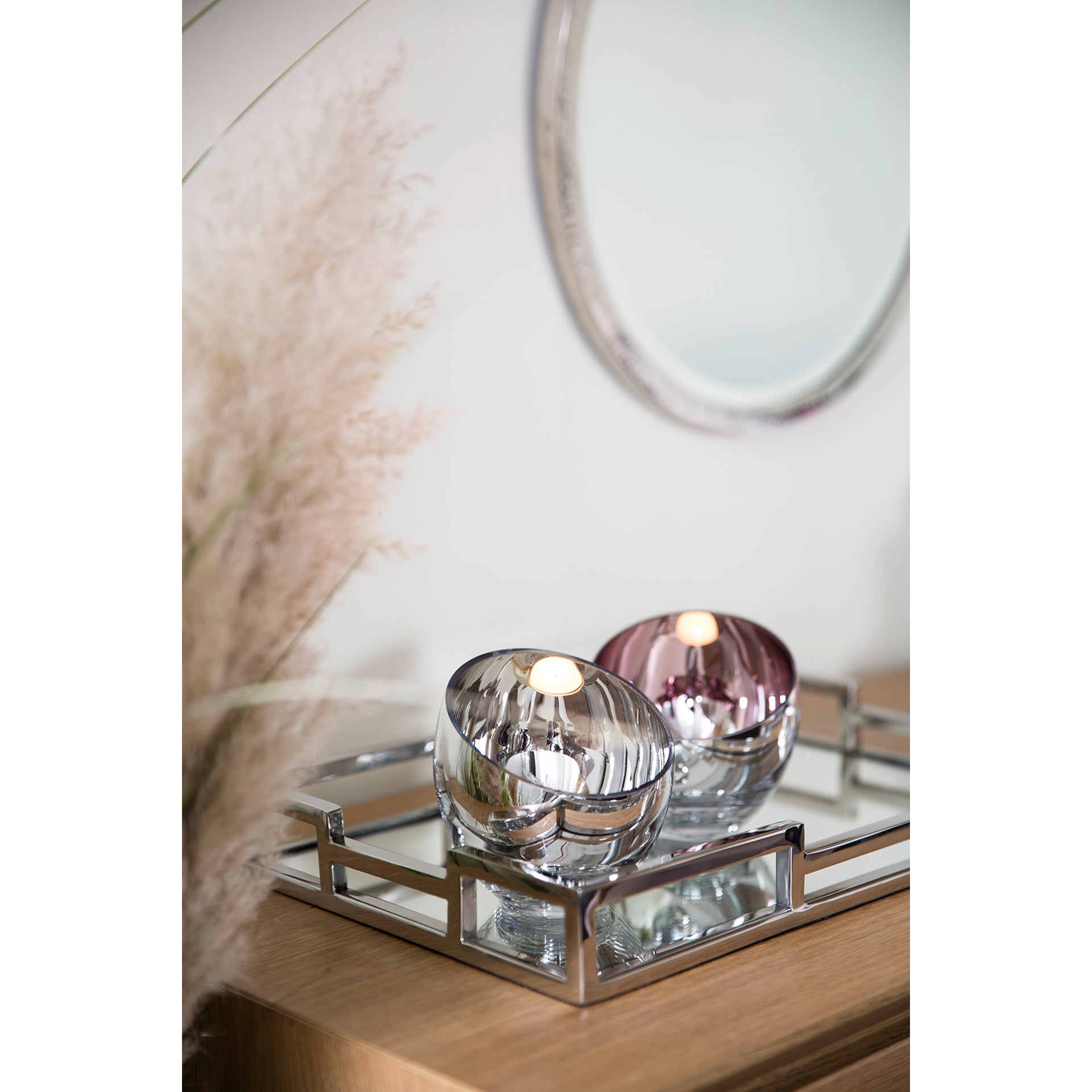 CANDY Teelichthalter puder