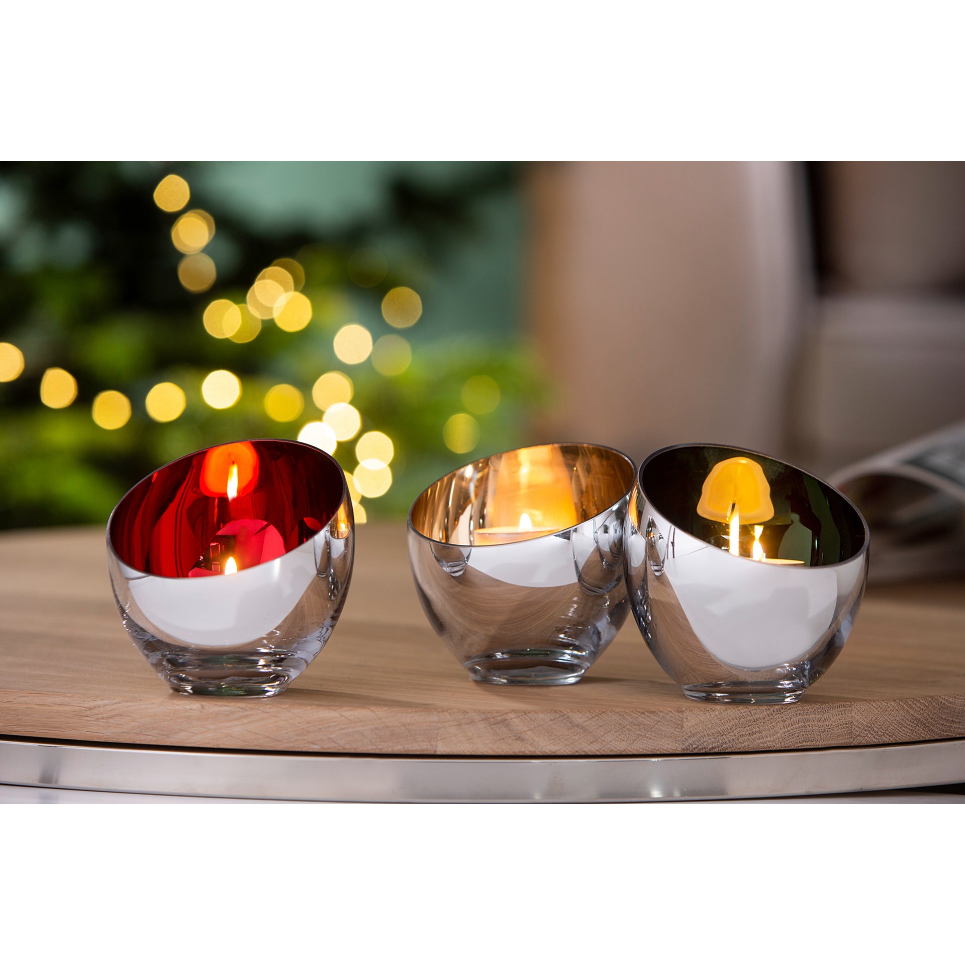 CANDY Teelichthalter rot