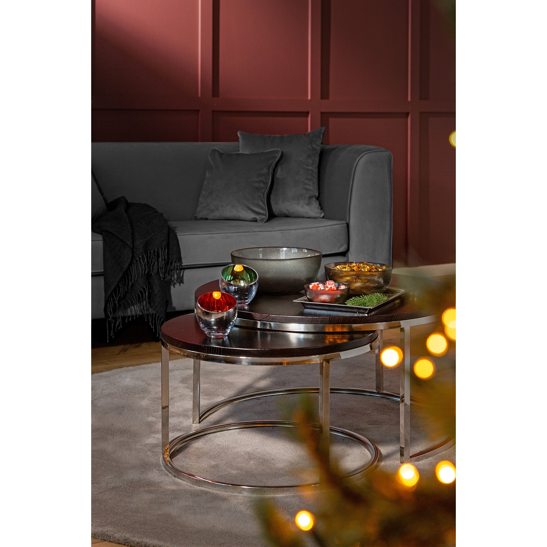 CANDY Teelichthalter moosgrün