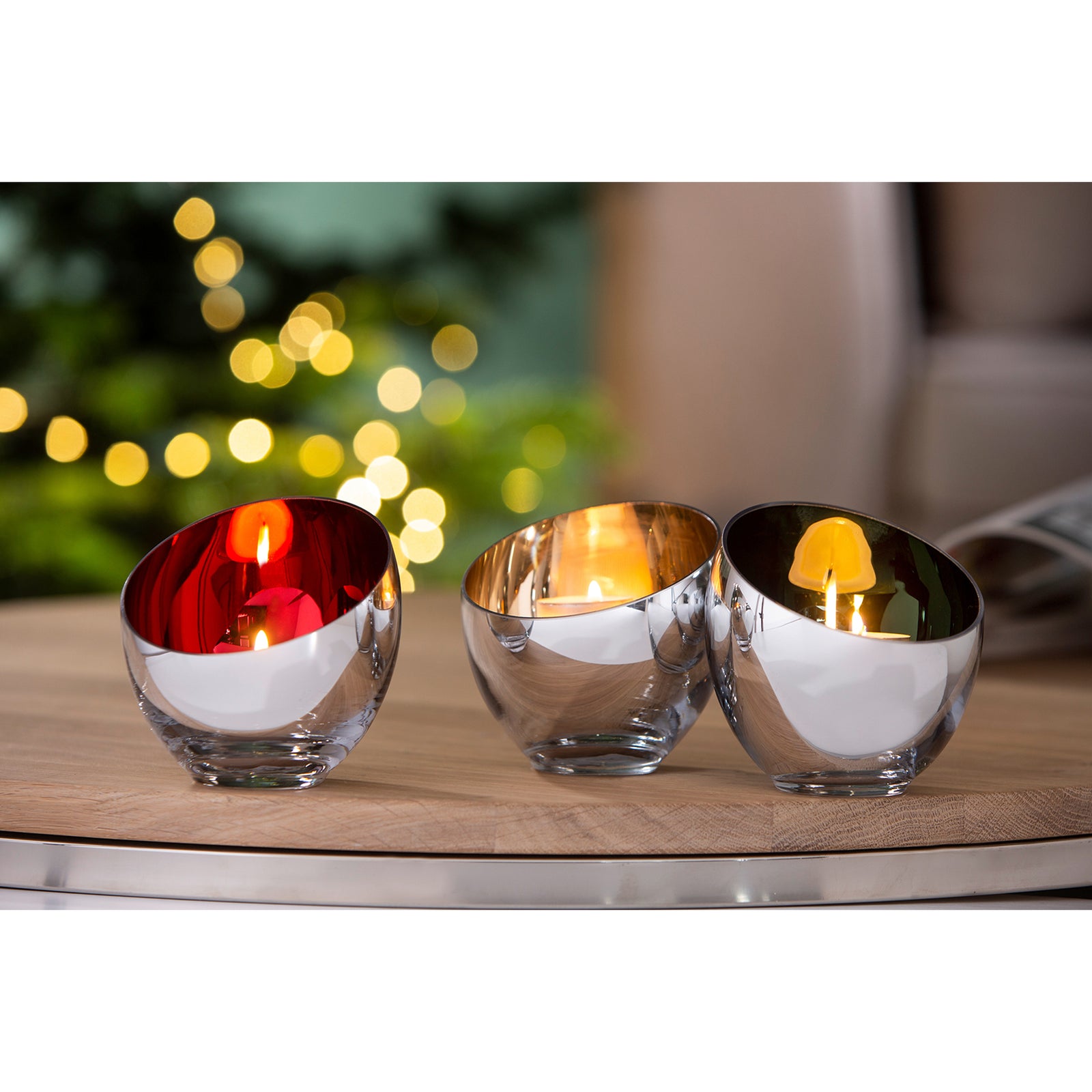 CANDY Teelichthalter moosgrün