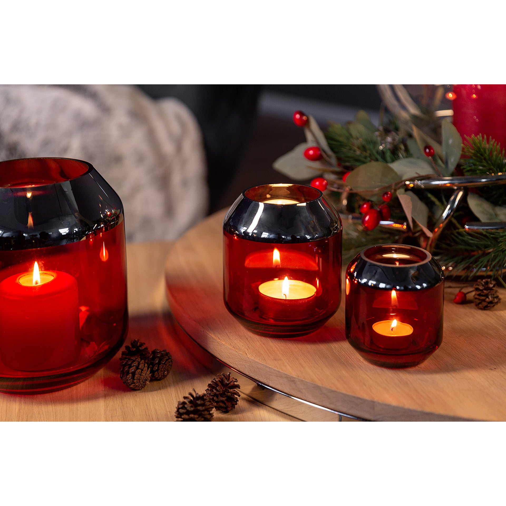 SMILLA Vase silberfarben