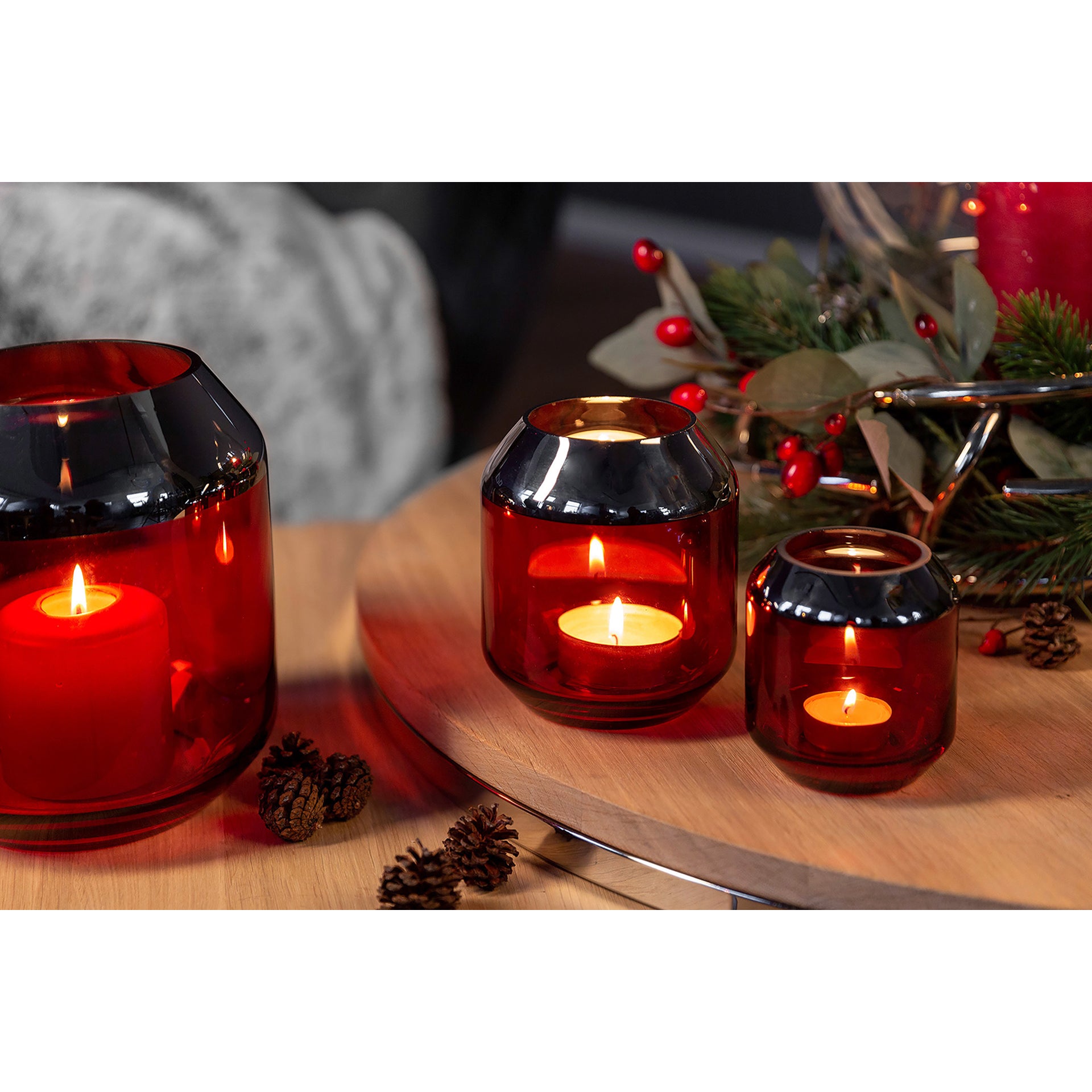 SMILLA Vase silberfarben