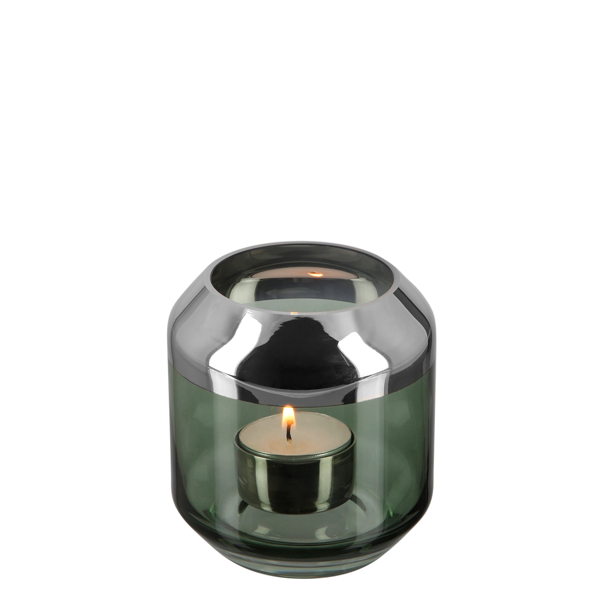 SMILLA Vase silberfarben