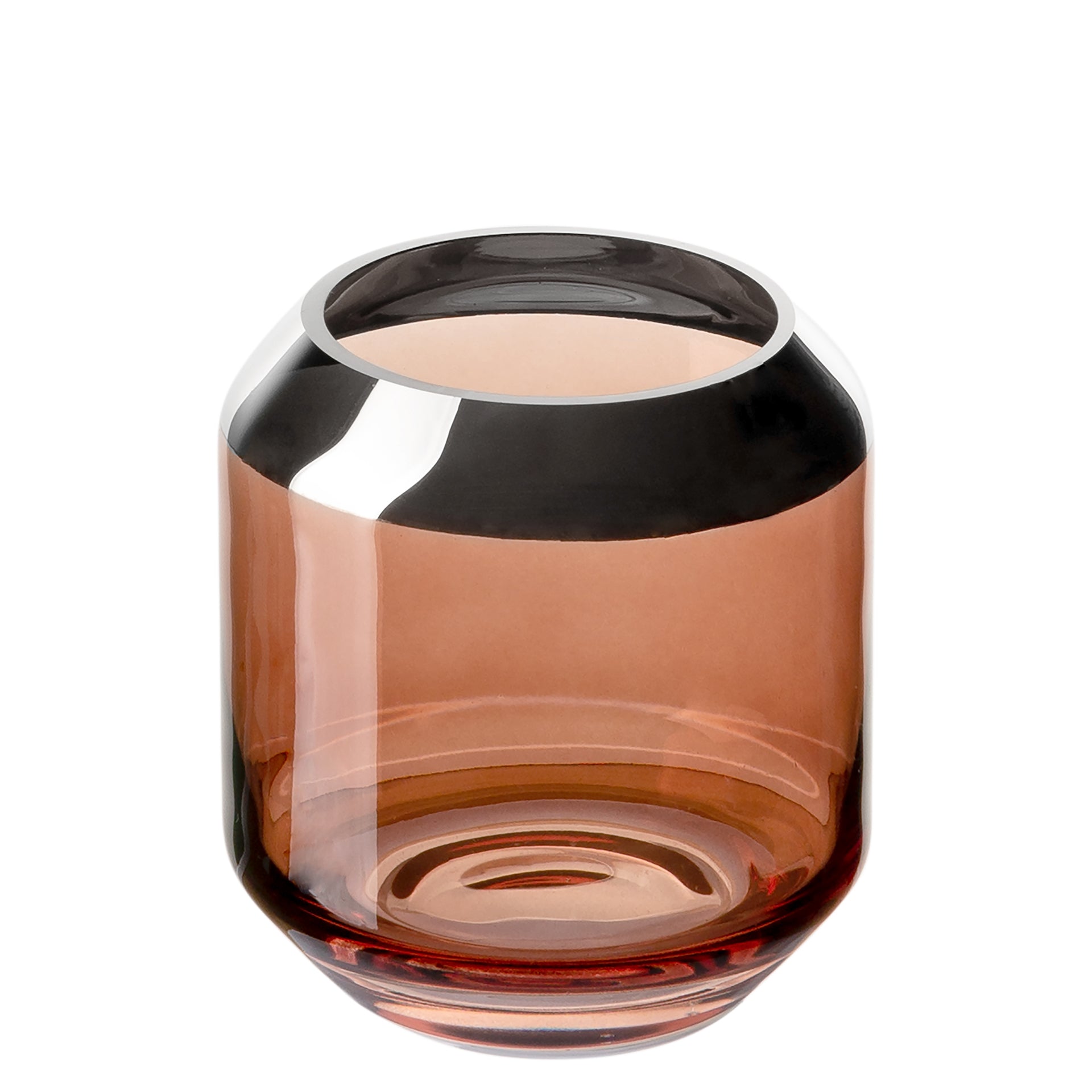 SMILLA Vase silberfarben