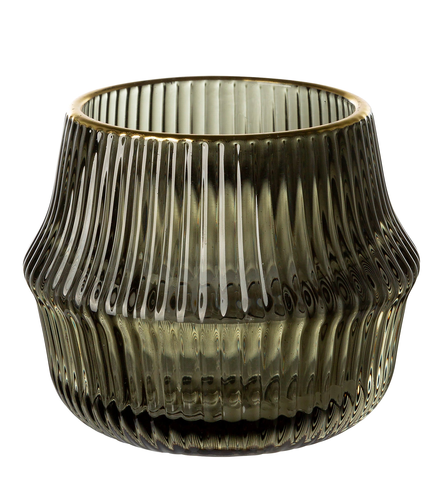 FREYA Teelichthalter oliv