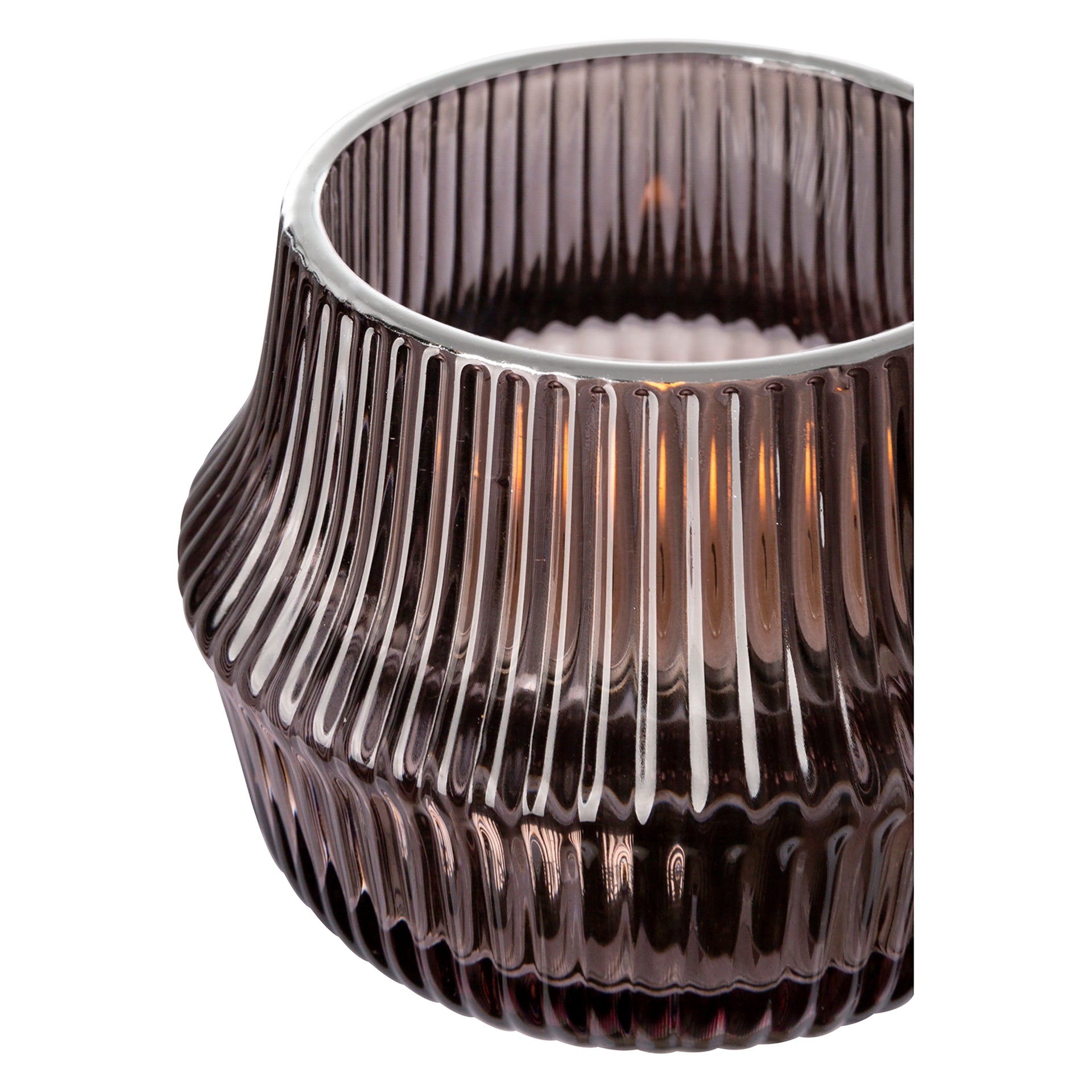 FREYA Teelichthalter silber