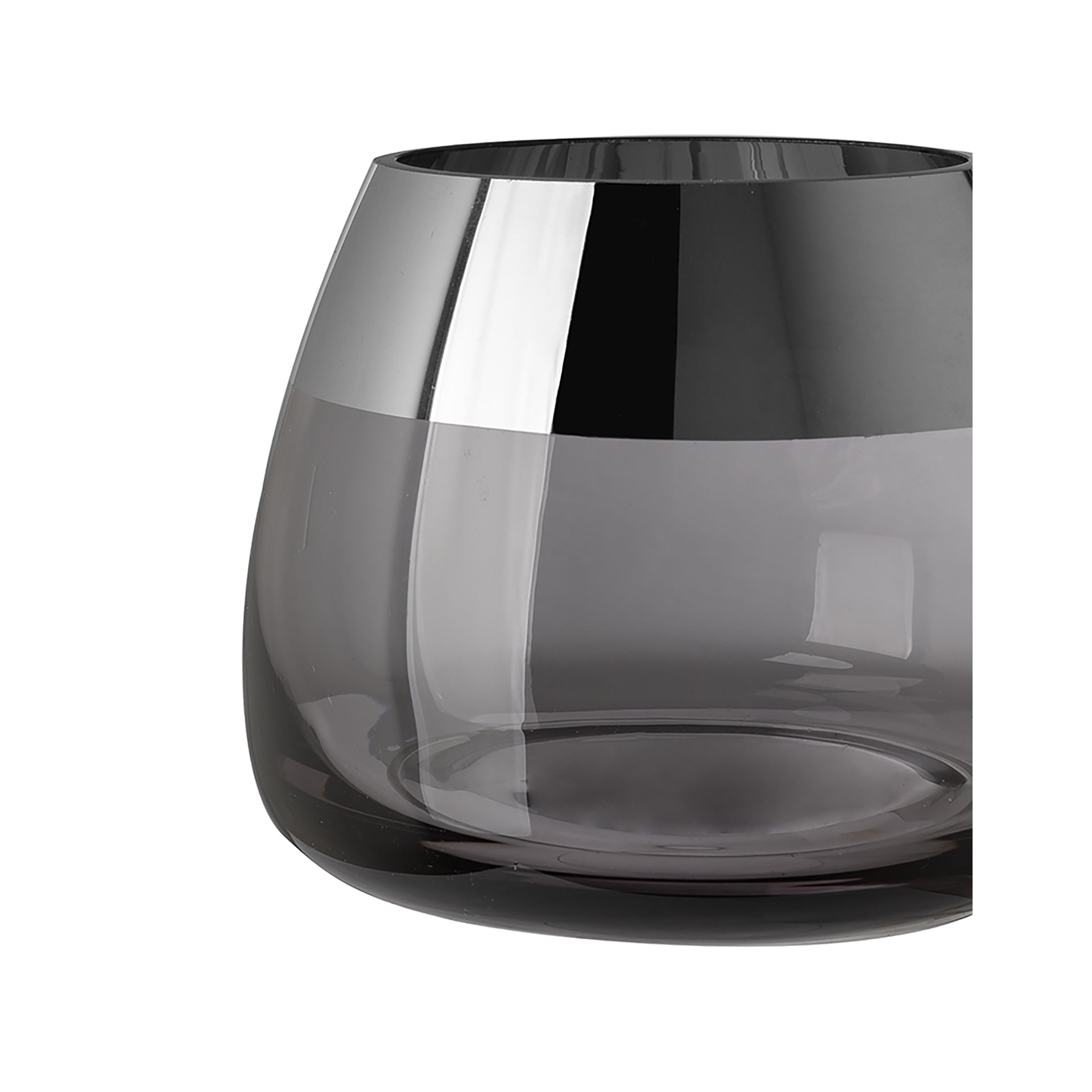 BELLA Teelichthalter silberfarben