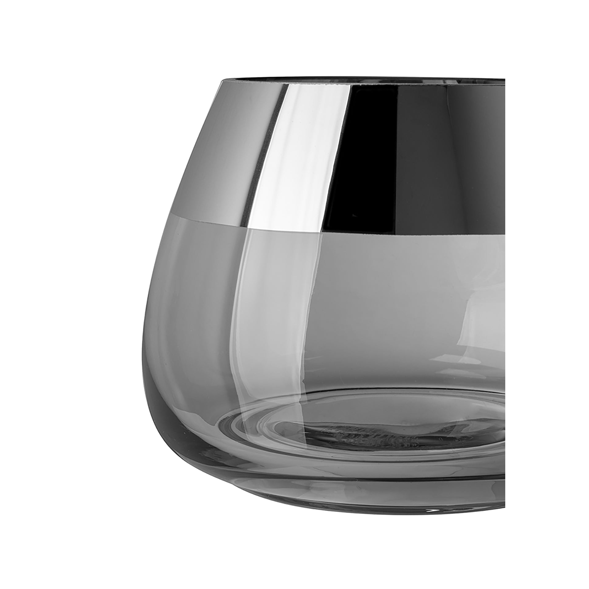 BELLA Teelichthalter silberfarben