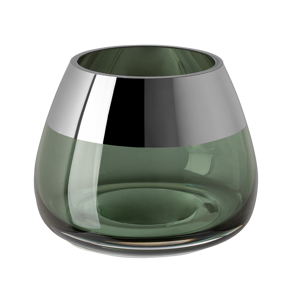 BELLA Teelichthalter silberfarben