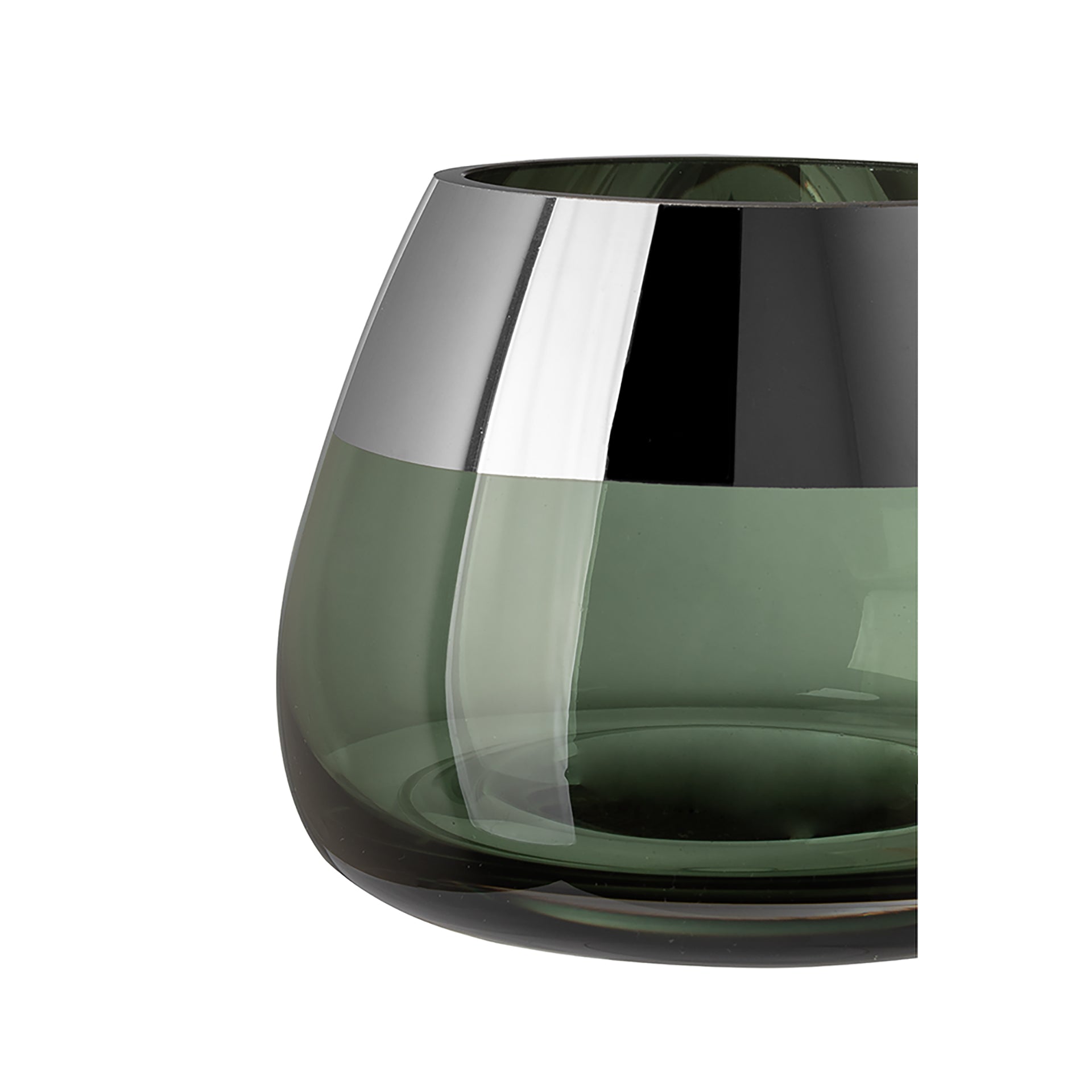 BELLA Teelichthalter silberfarben