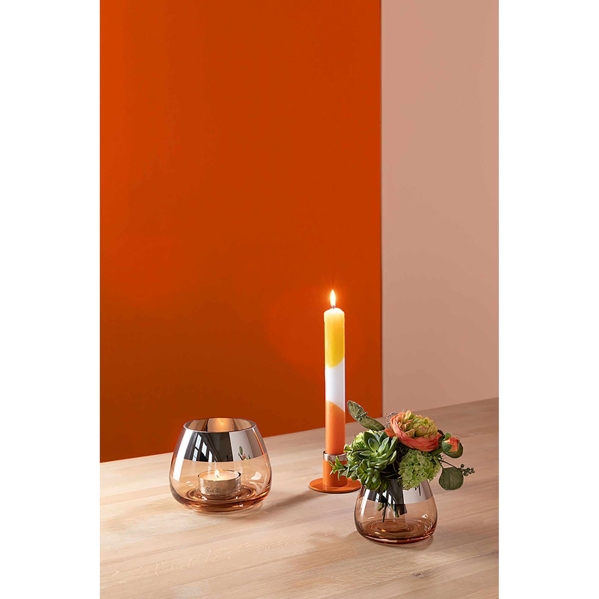 BELLA Teelichthalter sand