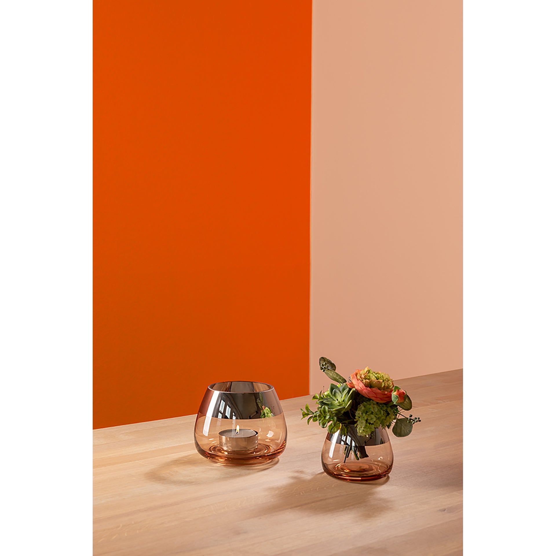 BELLA Teelichthalter sand