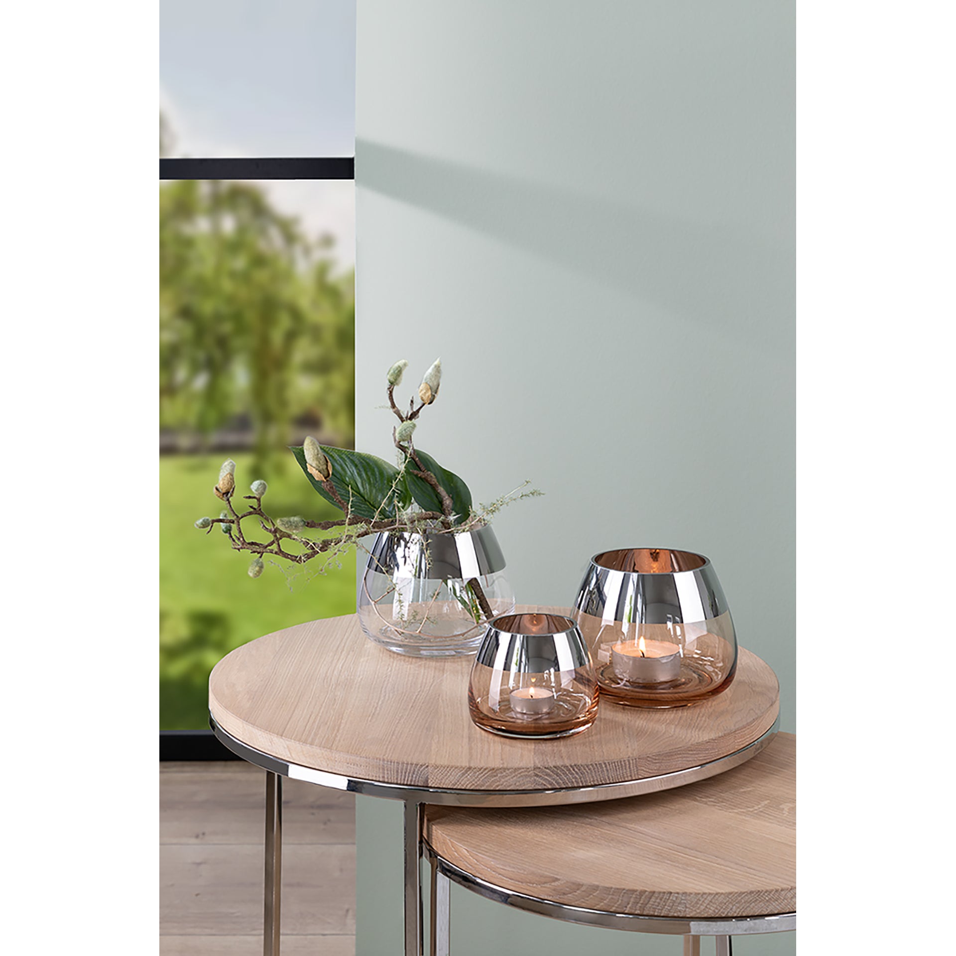 BELLA Teelichthalter sand