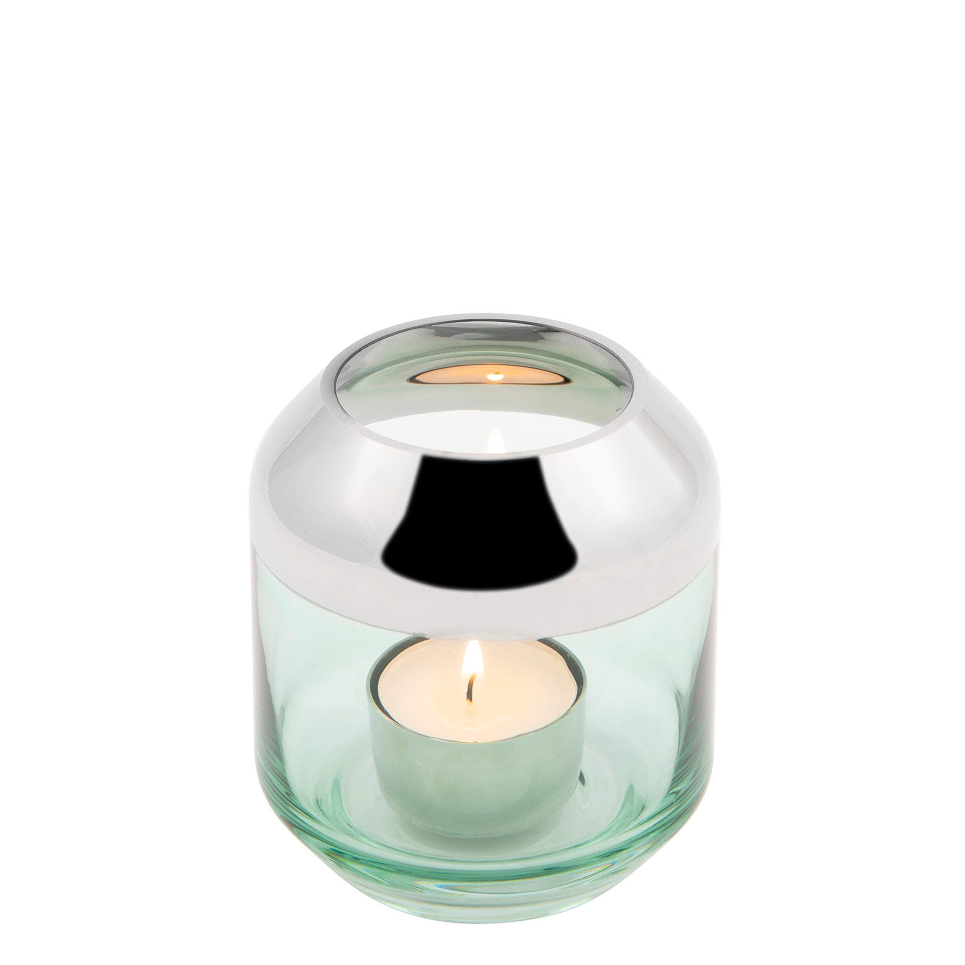 SMILLA Vase silberfarben