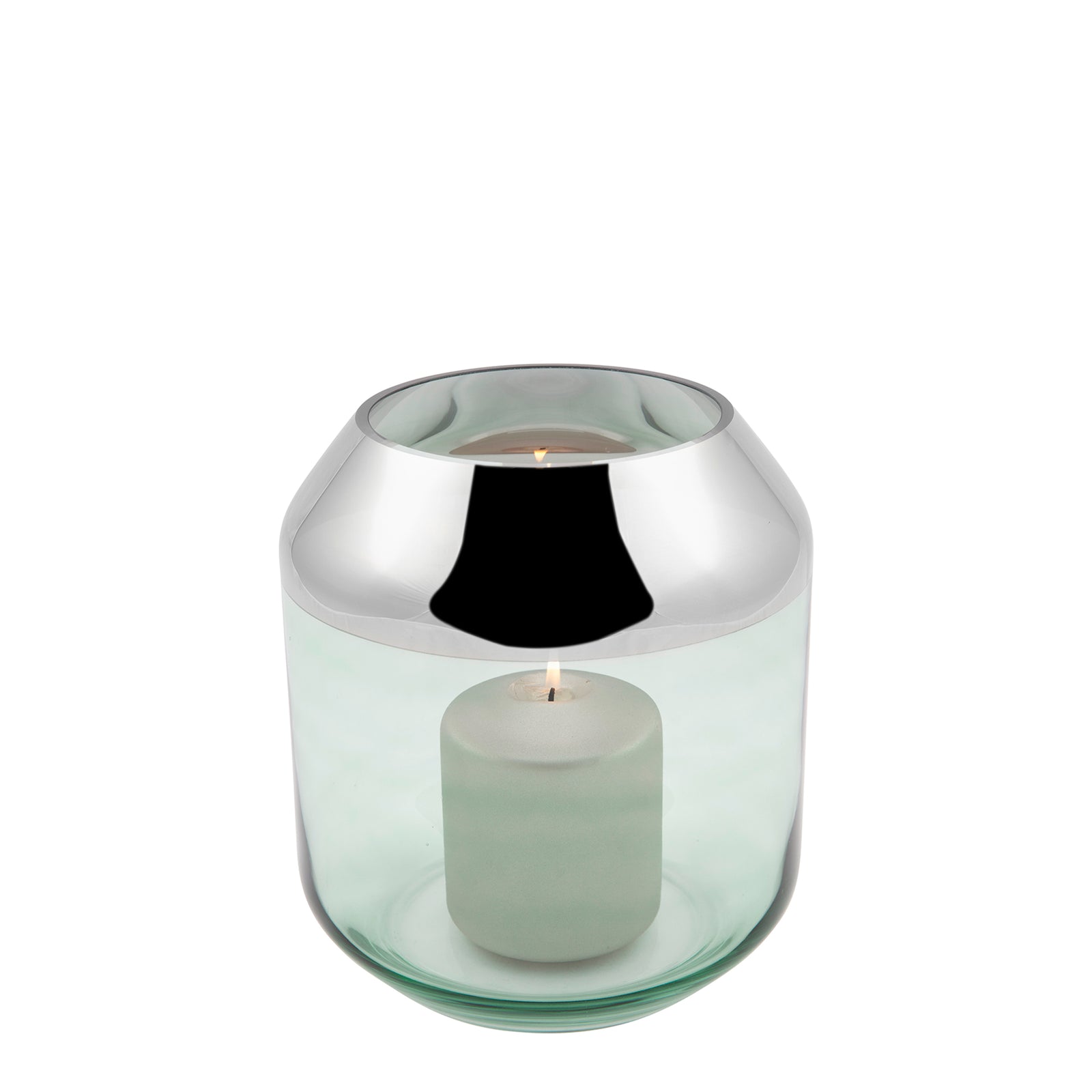 SMILLA Vase silberfarben