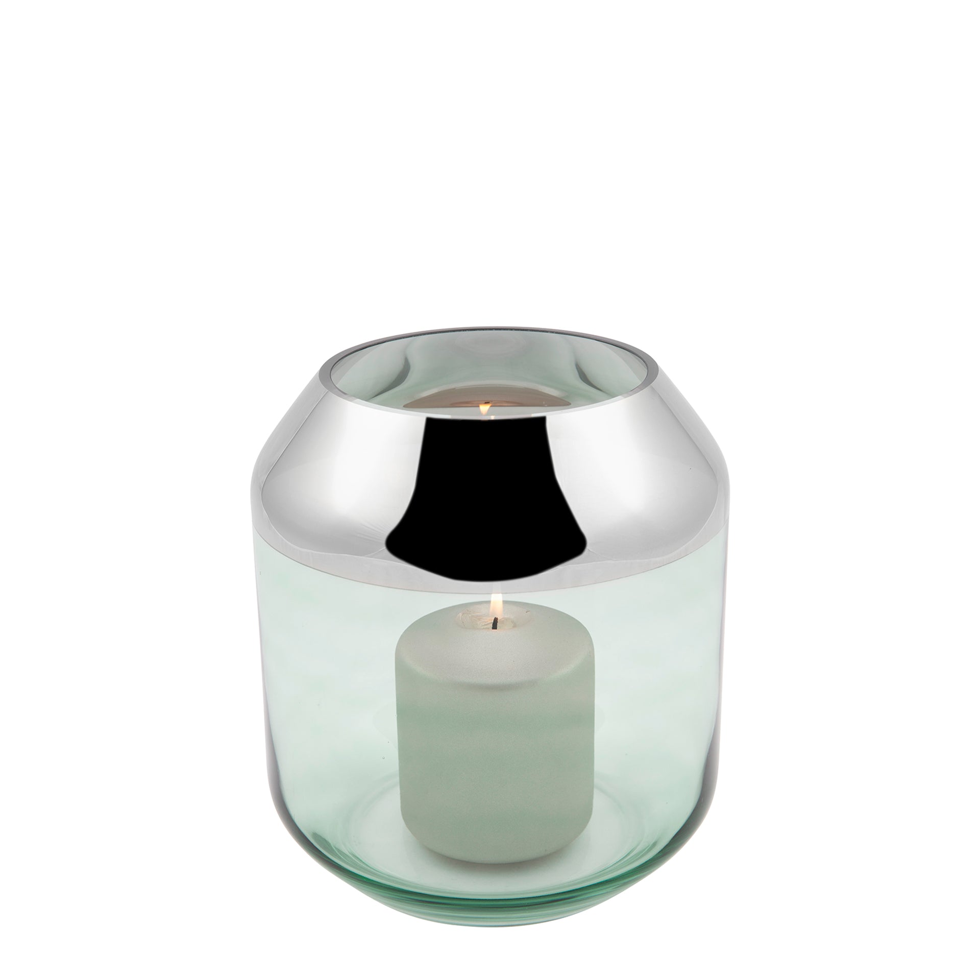 SMILLA Vase silberfarben