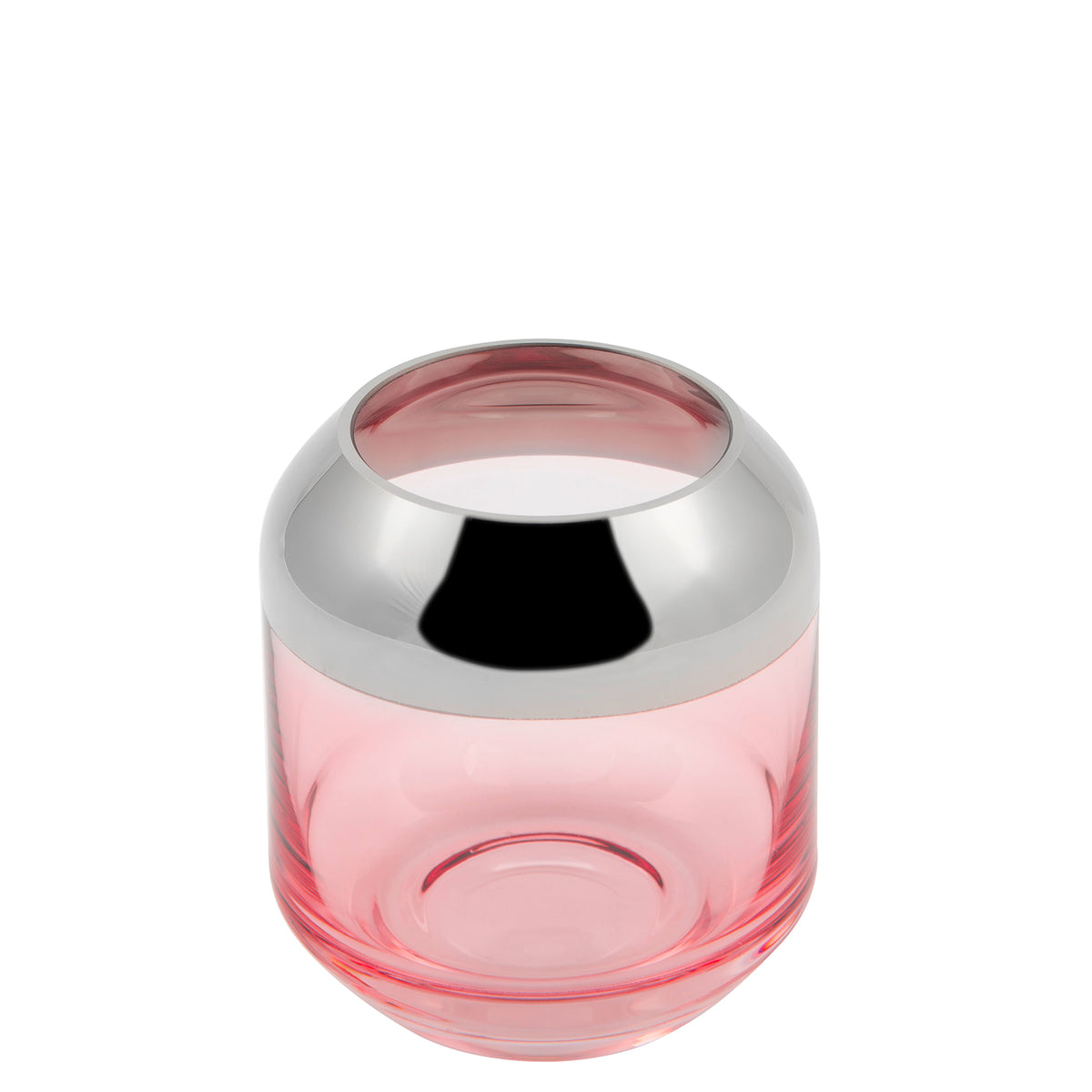 SMILLA Vase silberfarben