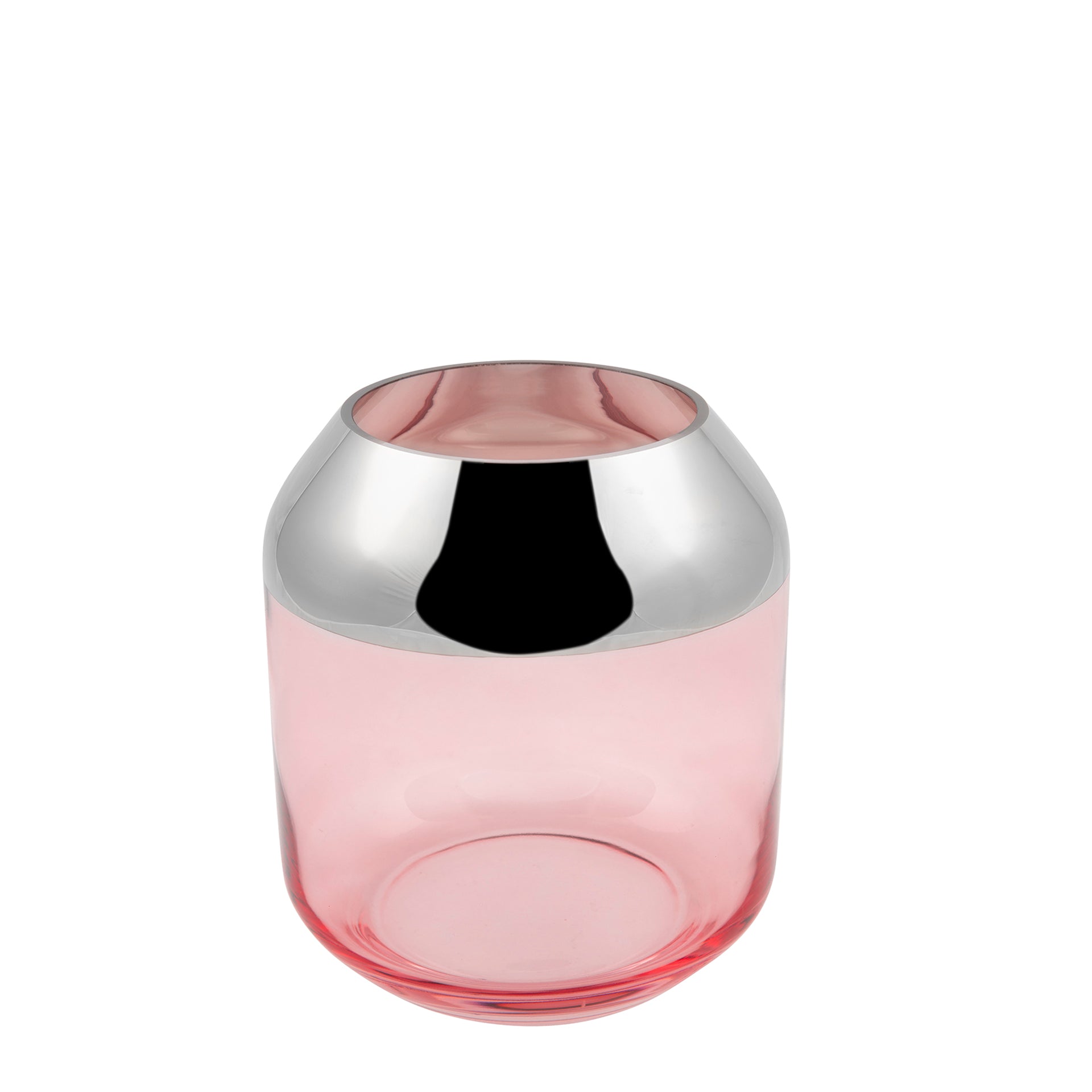 SMILLA Vase silberfarben