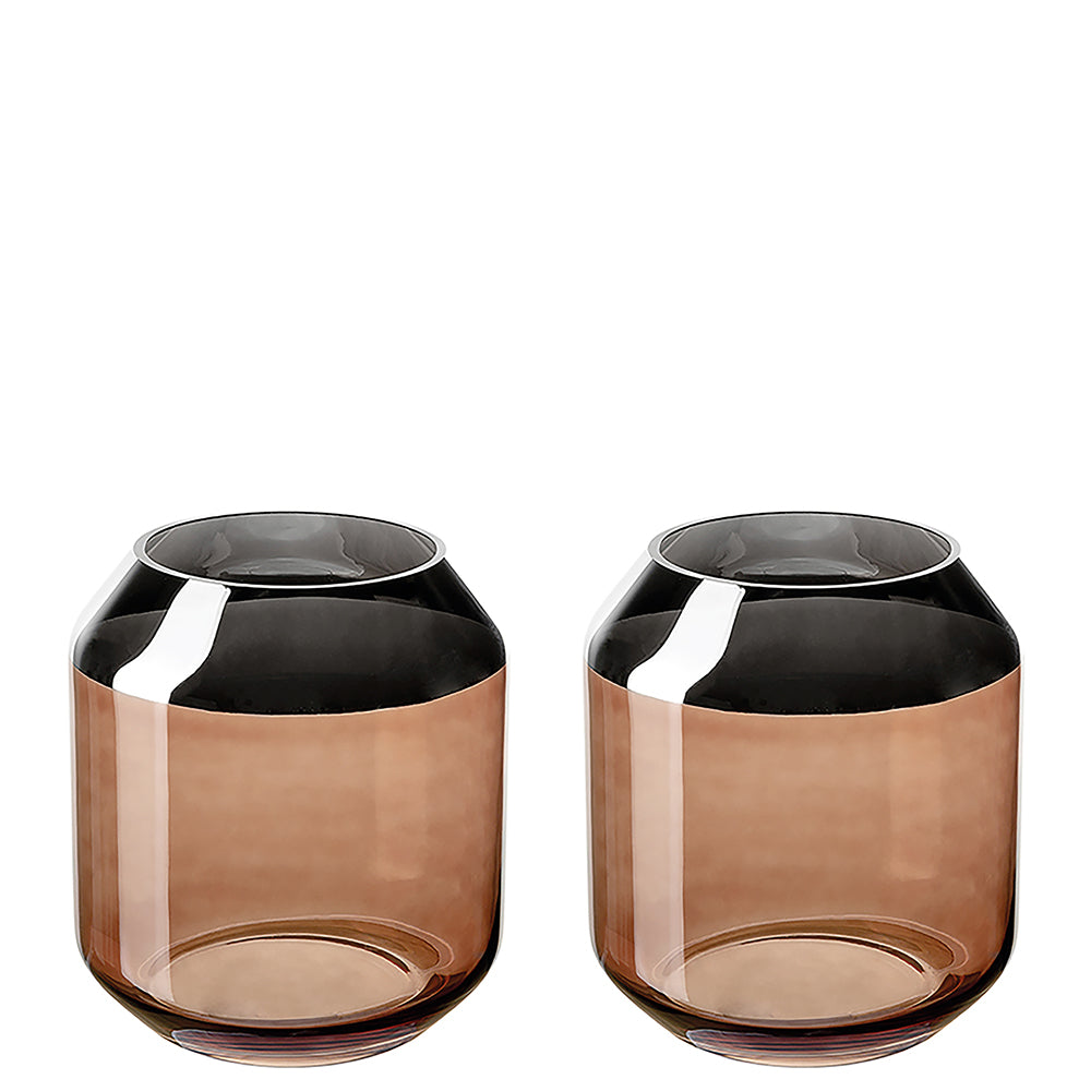 SMILLA Vase silberfarben