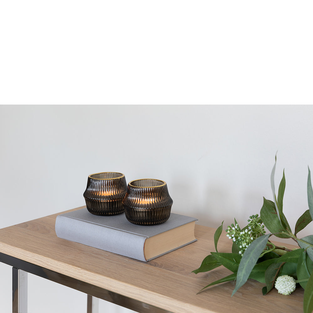 FREYA Teelichthalter goldfarben