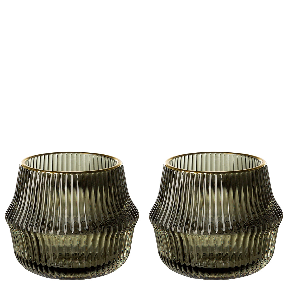 FREYA Teelichthalter goldfarben