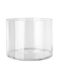 LAMONTE Glaszylinder mit Boden transparent