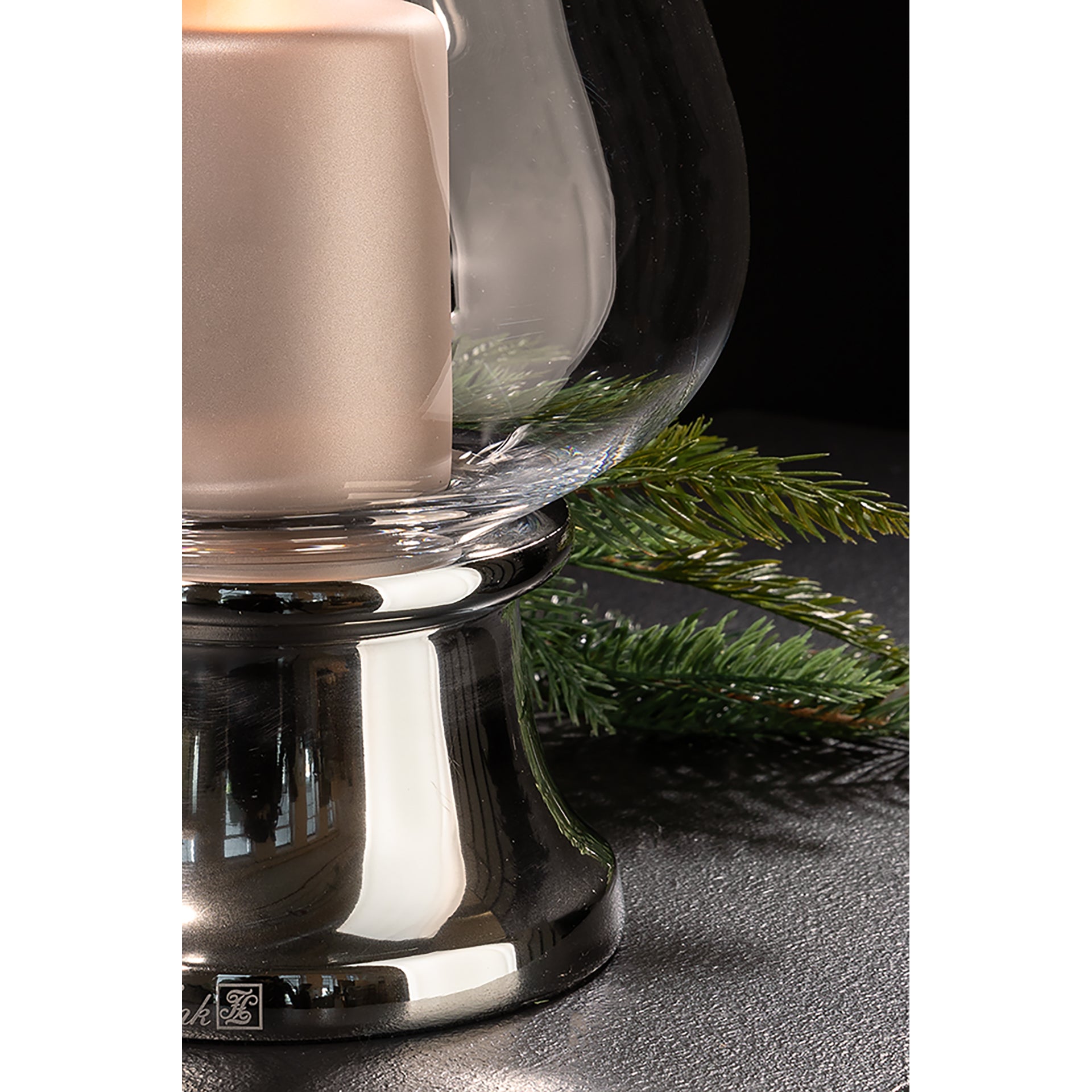 PALINA Glaszylinder mit Boden transparent