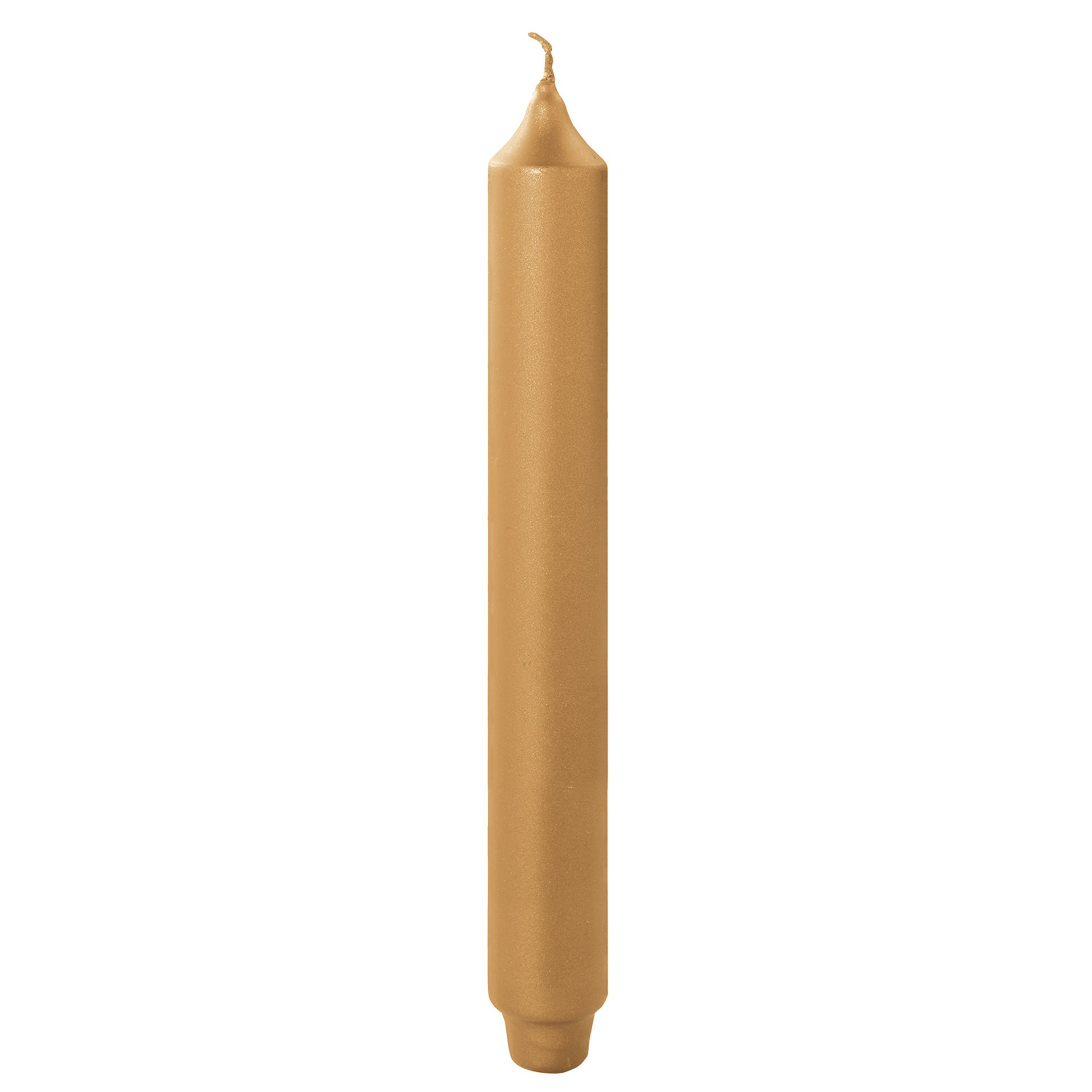 CANDLE metallic Stabkerze goldfarben