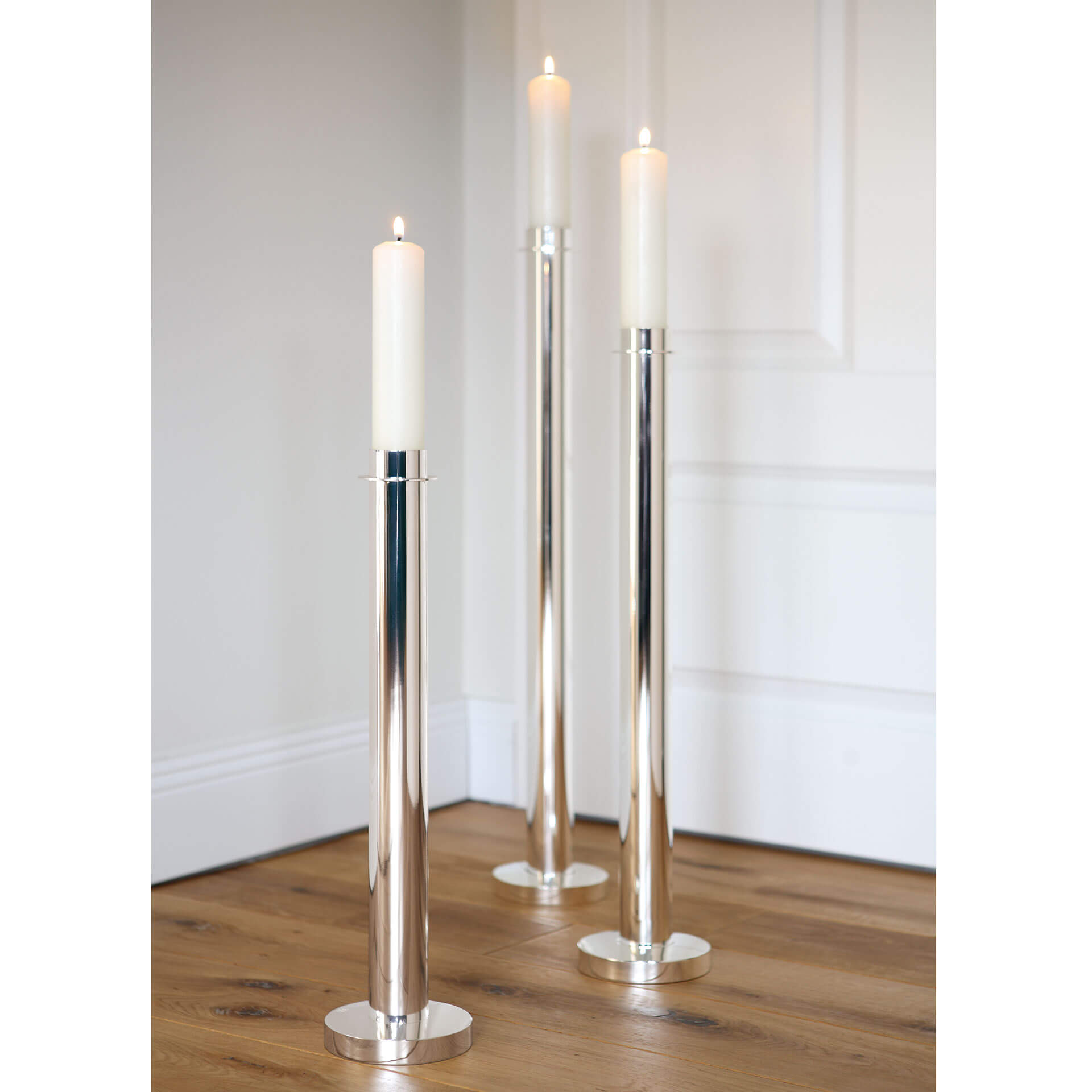 CANDLE getauchte Titankerze creme
